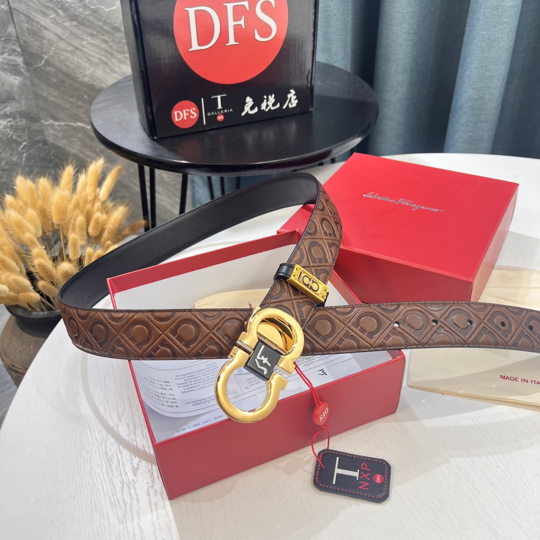 Streetwear Belt Ferragamo 319605 size:3.5cm - vstockx