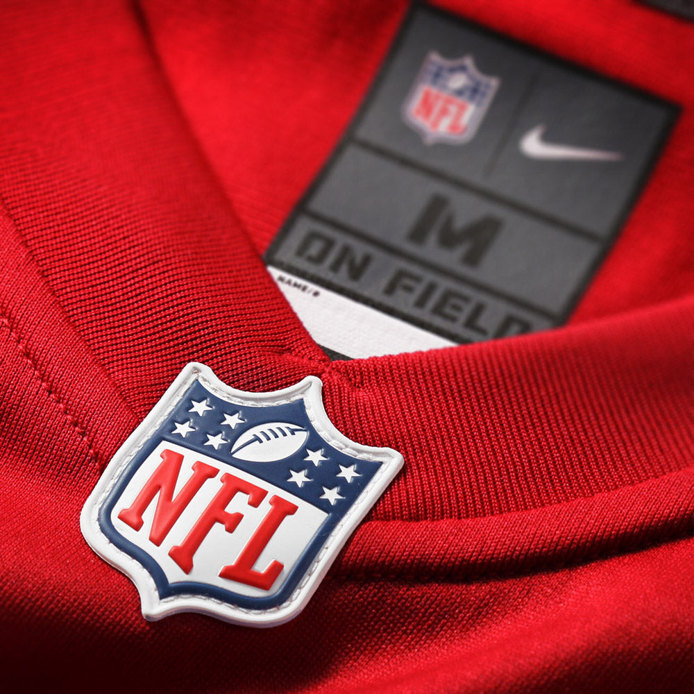 Youth New England Patriots Julian Edelman Youth Alternate Game Jersey Red - vstockx
