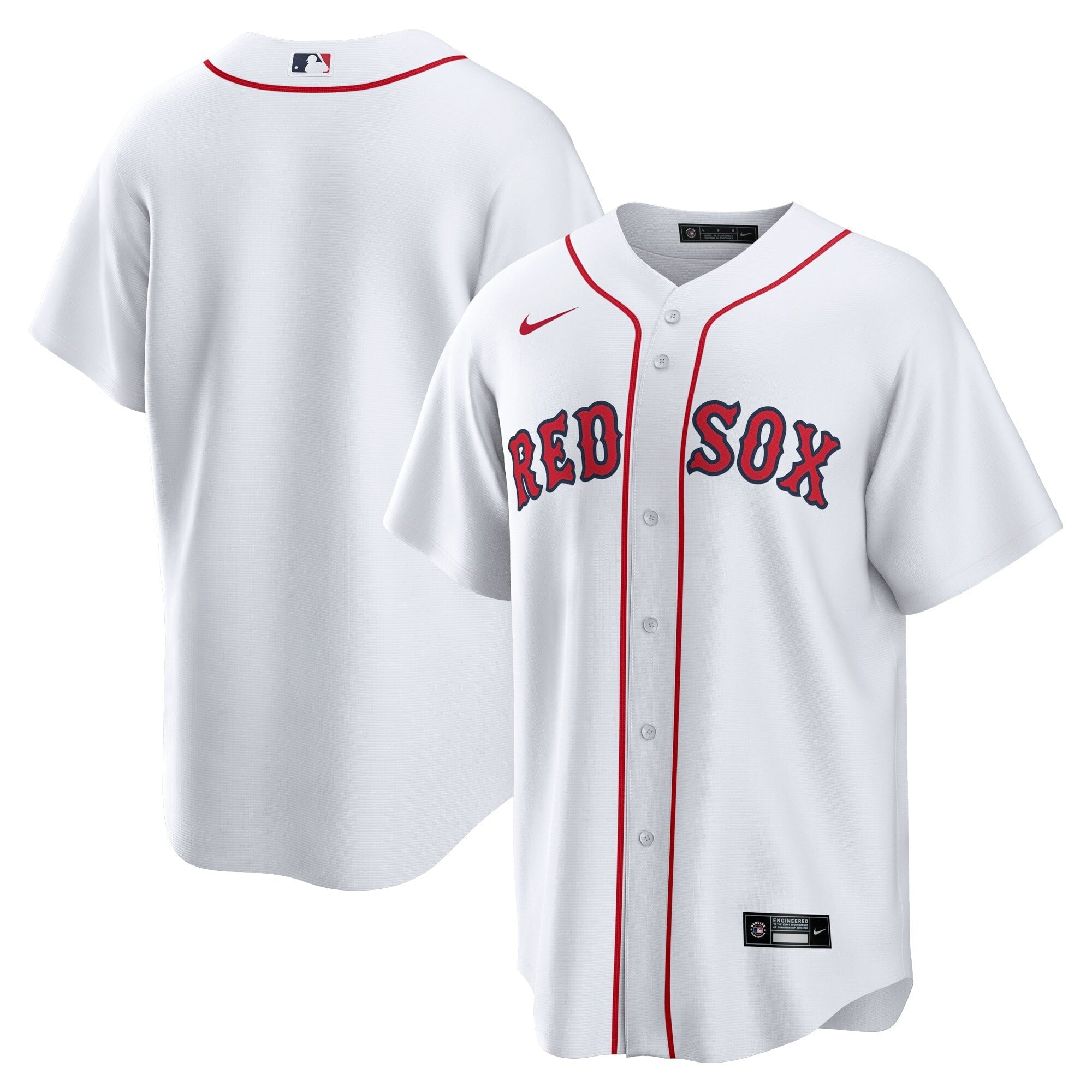 Men's Nike White Boston Red Sox Home Blank Replica Jersey - vstockx