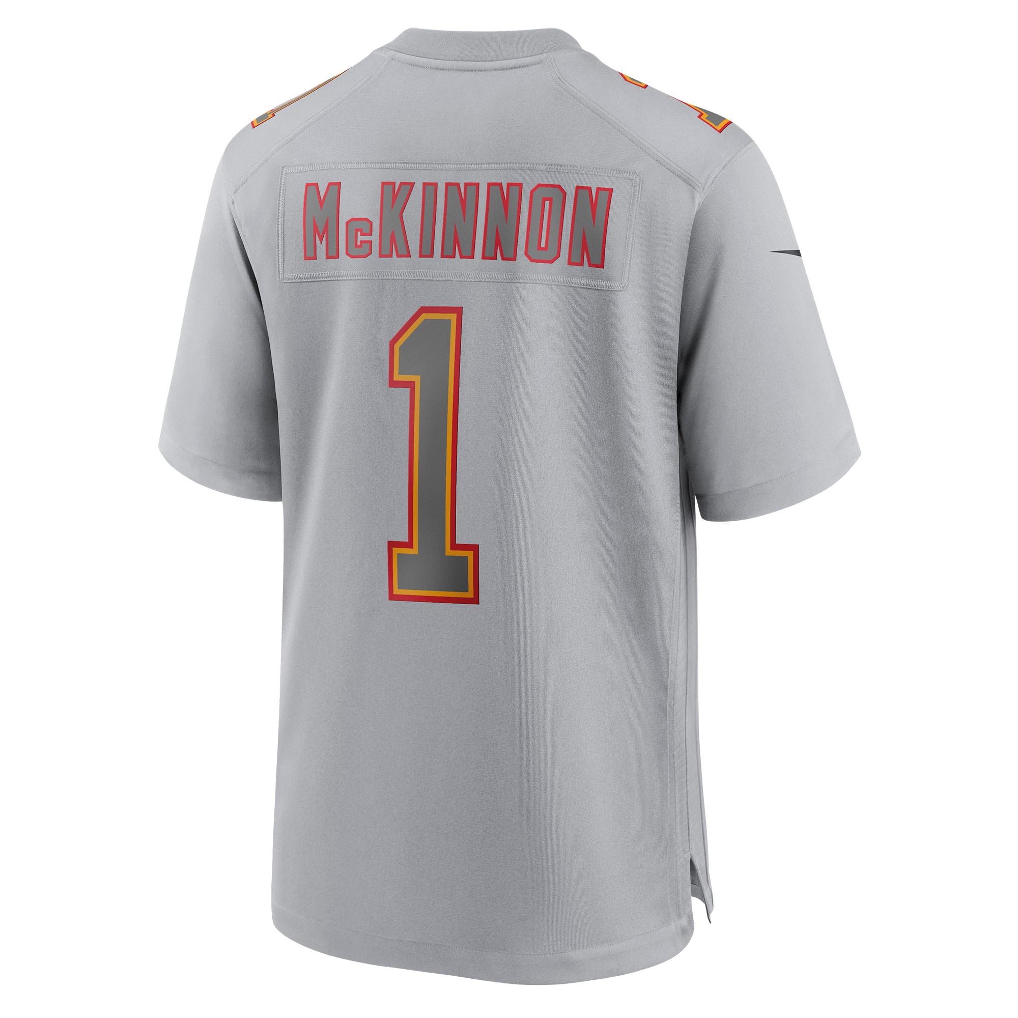 Jerick McKinnon Kansas City Chiefs Nike Super Bowl LVII Patch Atmosphere Fashion Game Jersey - Gray - vstockx