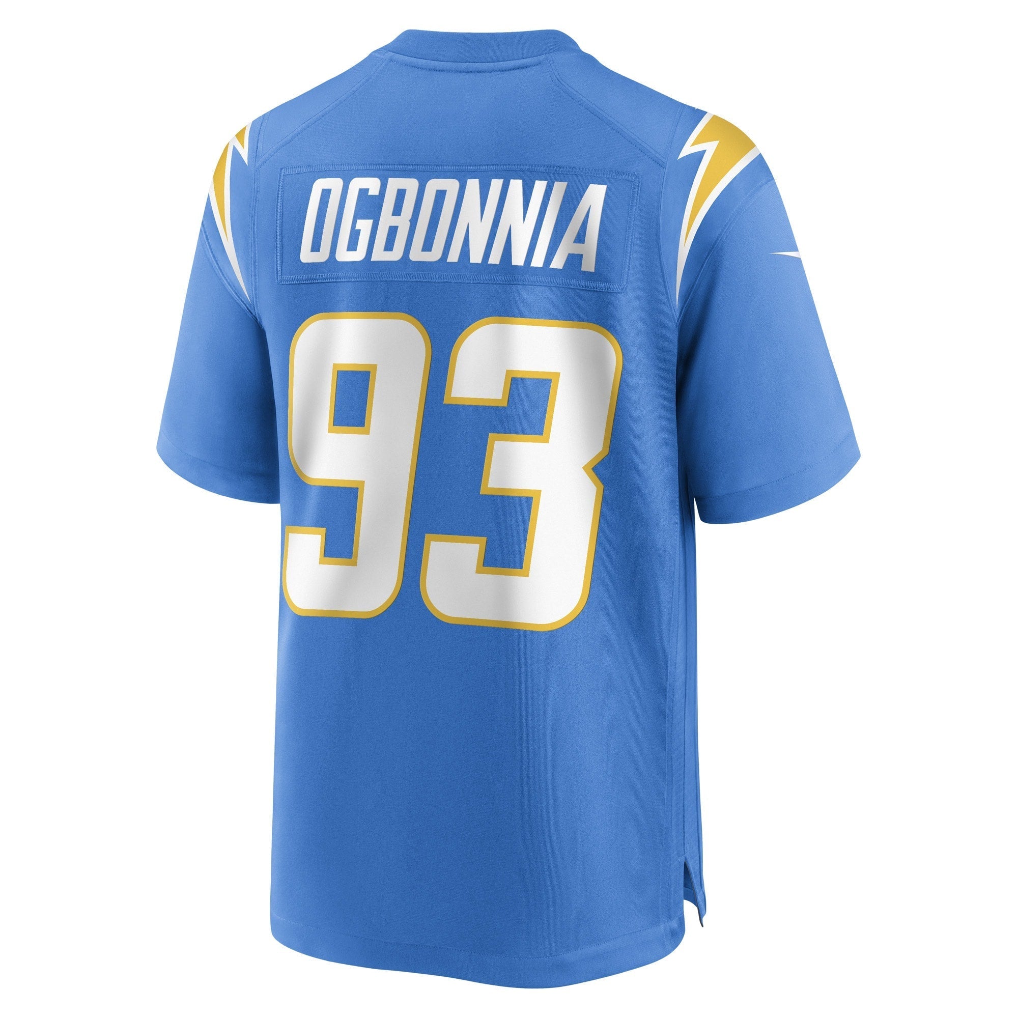 Men's Nike Otito Ogbonnia Powder Blue Los Angeles Chargers Game Player Jersey - vstockx