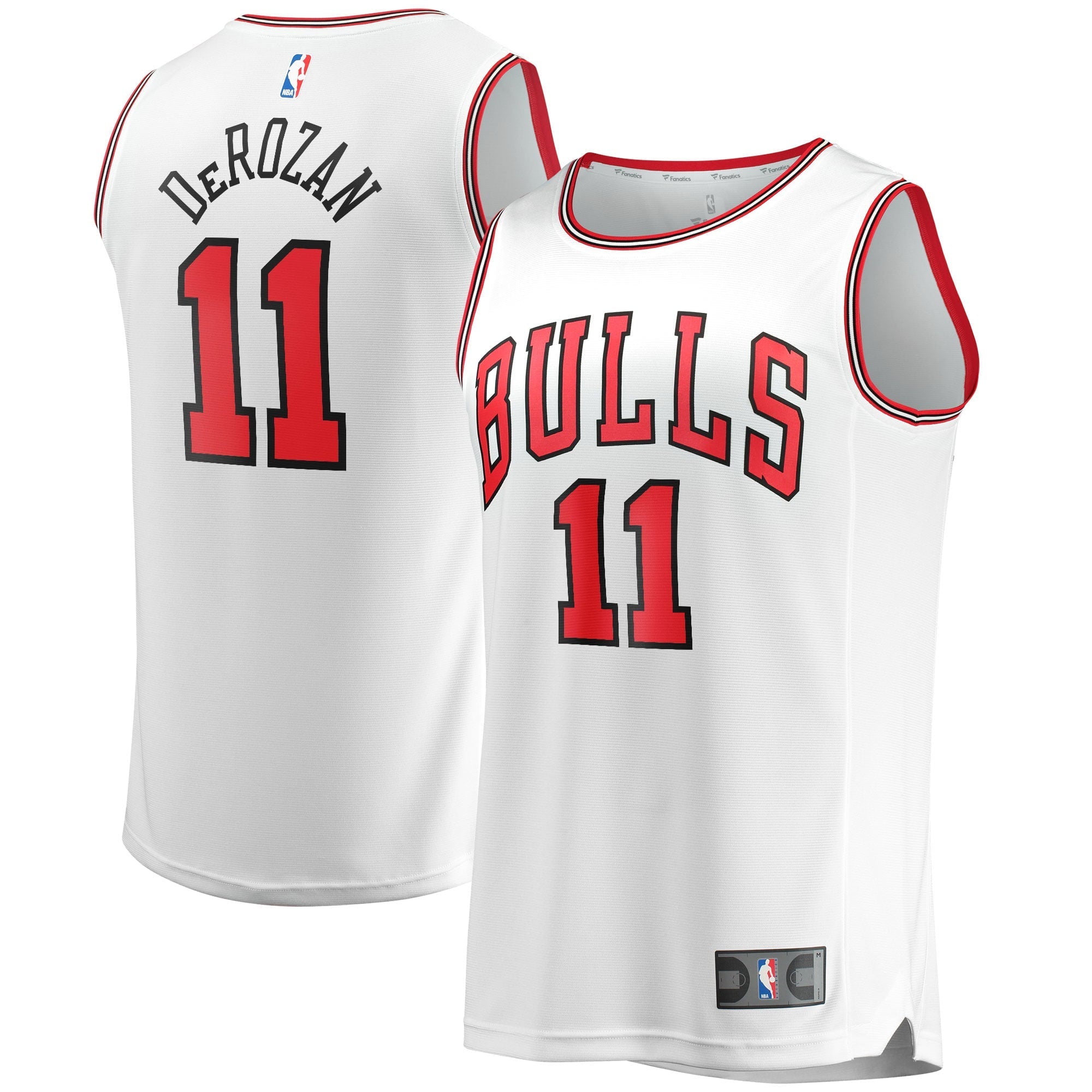 Youth Fanatics Branded DeMar DeRozan White Chicago Bulls 2021/22 Fast Break Jersey - Association Edition - vstockx