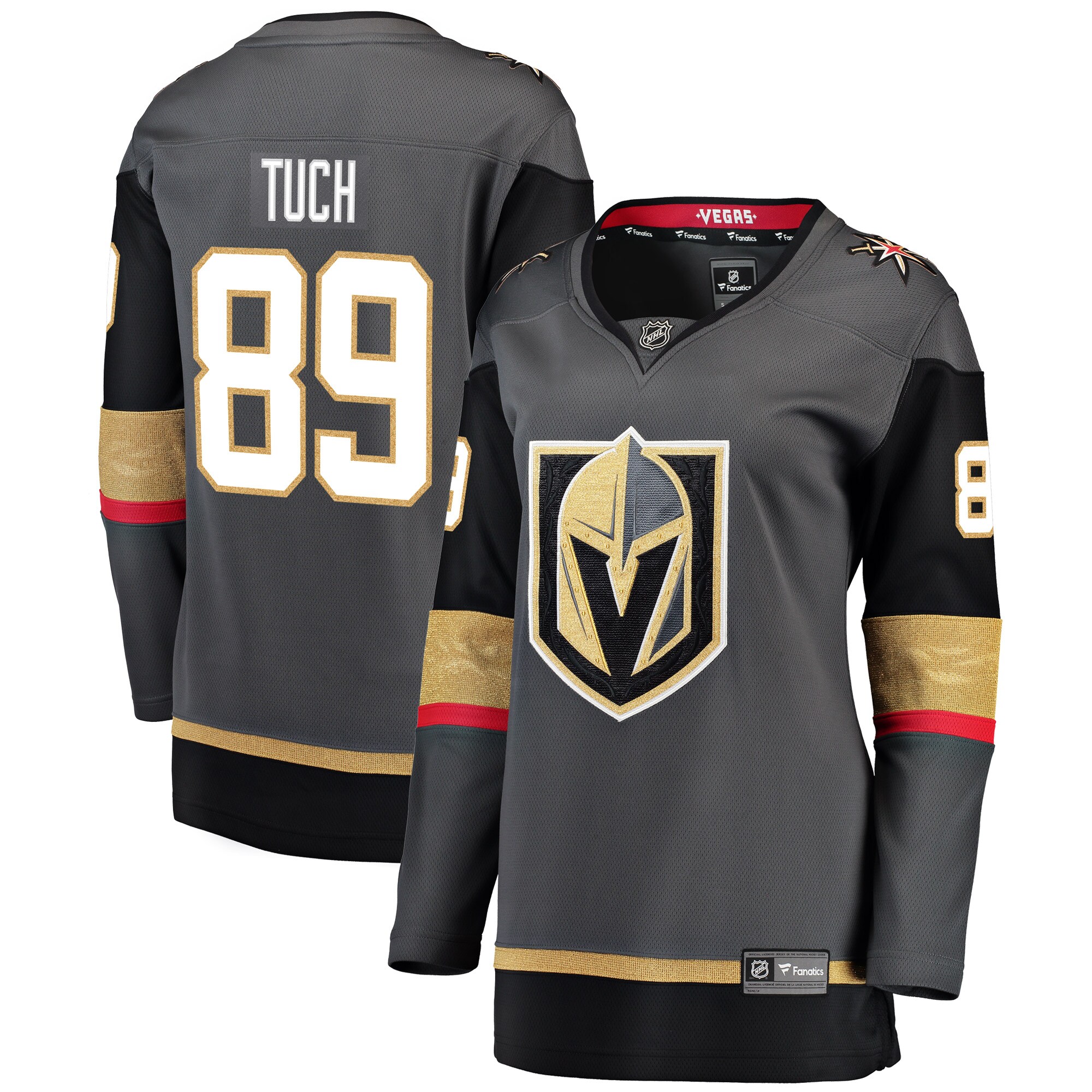 Alex Tuch Vegas Golden Knights Fanatics Branded Women's Breakaway Player Jersey - Black - vstockx