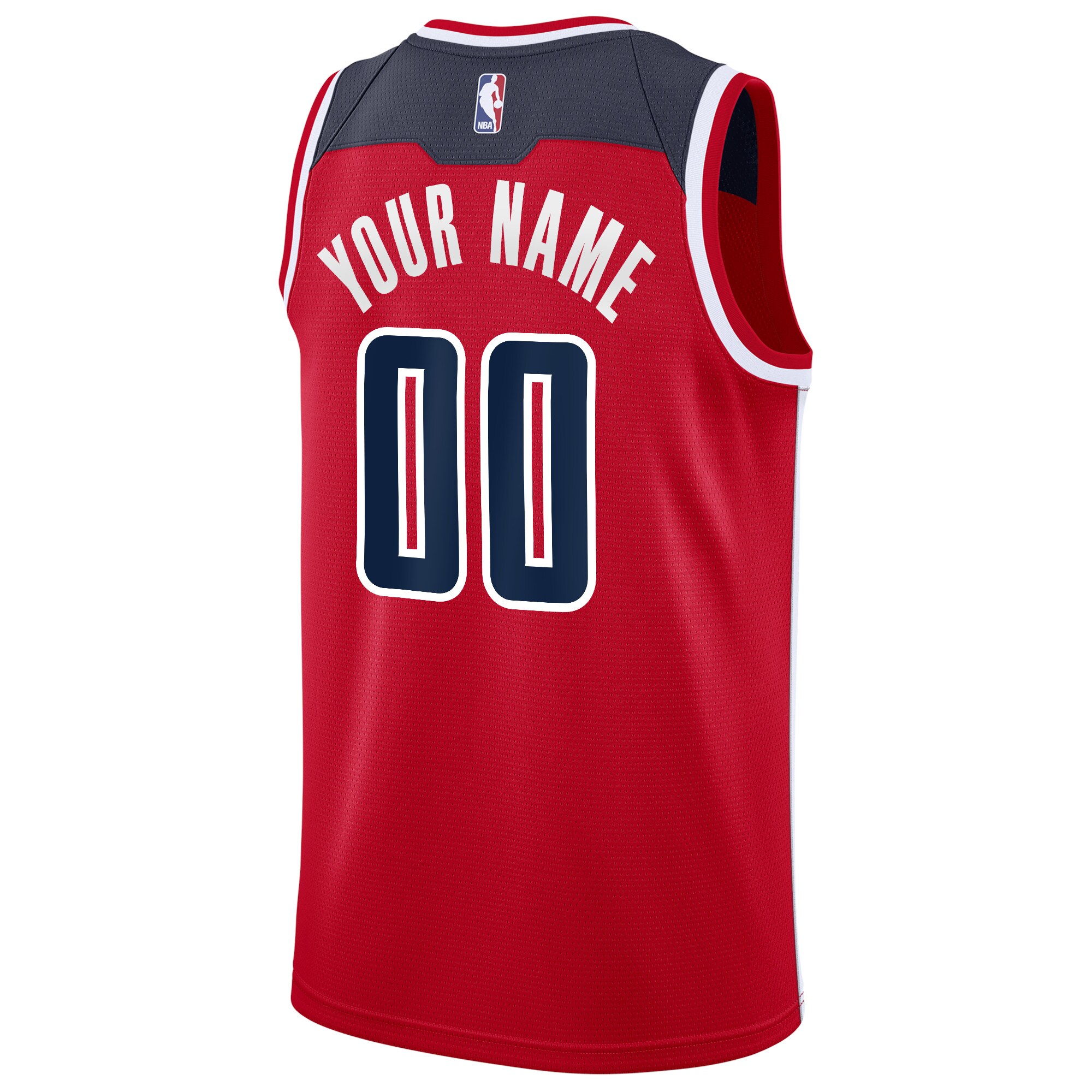 Washington Wizards Nike Custom Swingman Jersey - Icon Edition - Red - vstockx