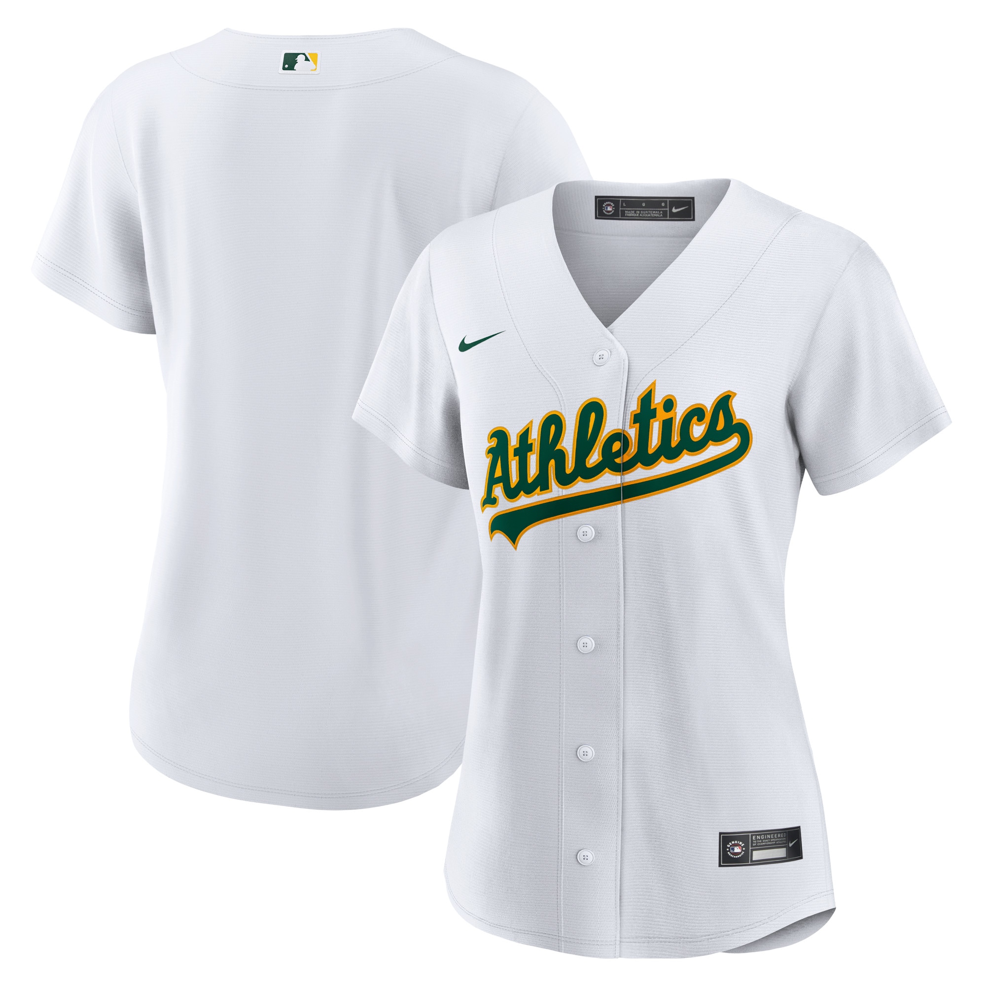 Oakland Athletics Nike Women's Home Blank Replica Jersey - White - vstockx
