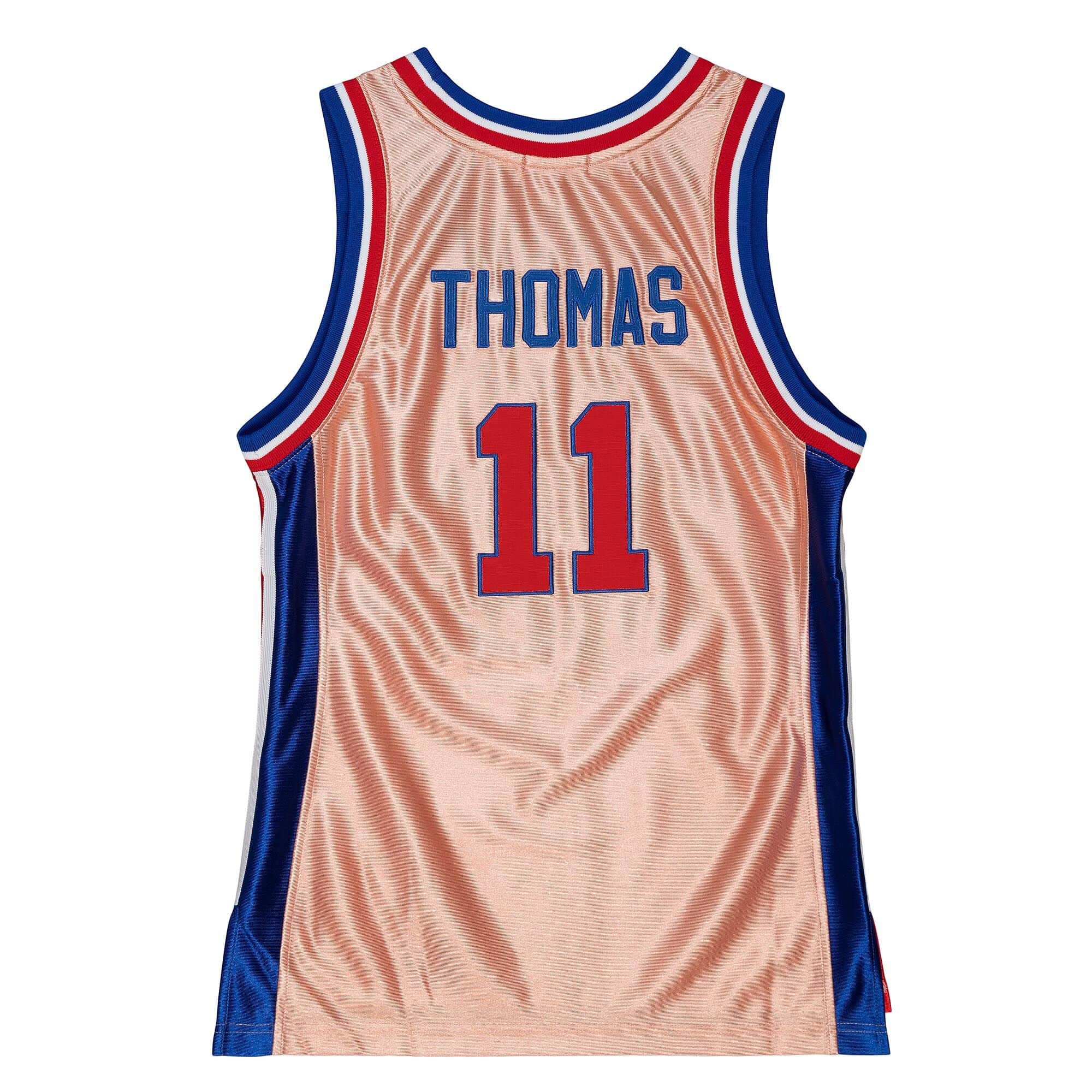 Womens 75th Anniversary Rose Gold Swingman Isiah Thomas Detroit Pistons 1982-83 Jersey - vstockx