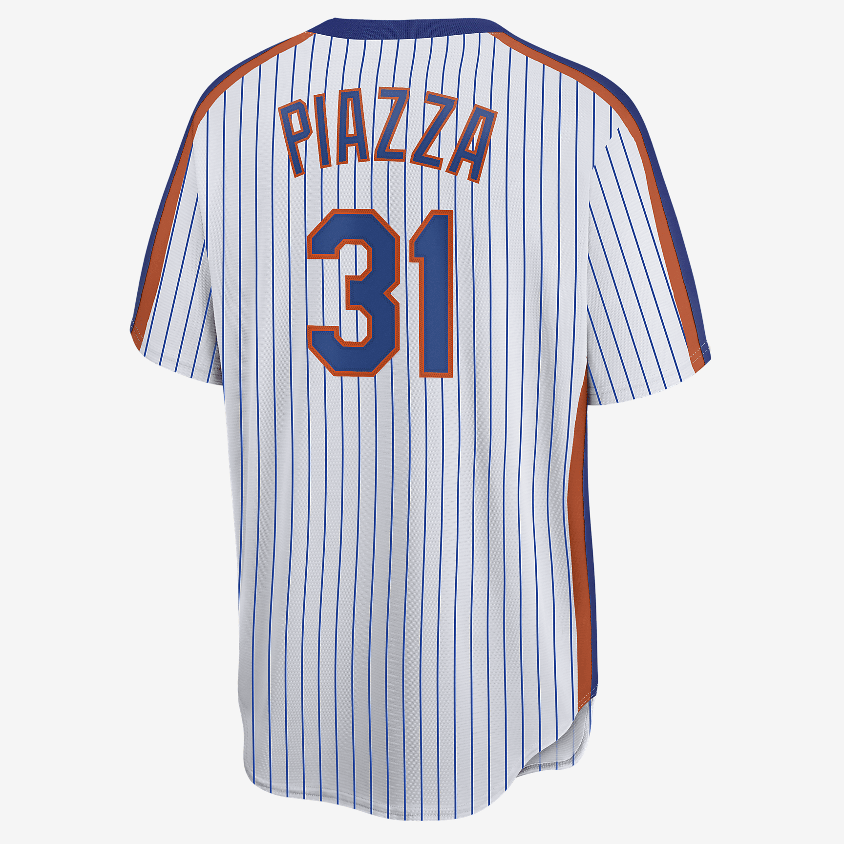 MLB New York Mets (Mike Piazza) Men's Cooperstown Baseball Jersey - White - vstockx