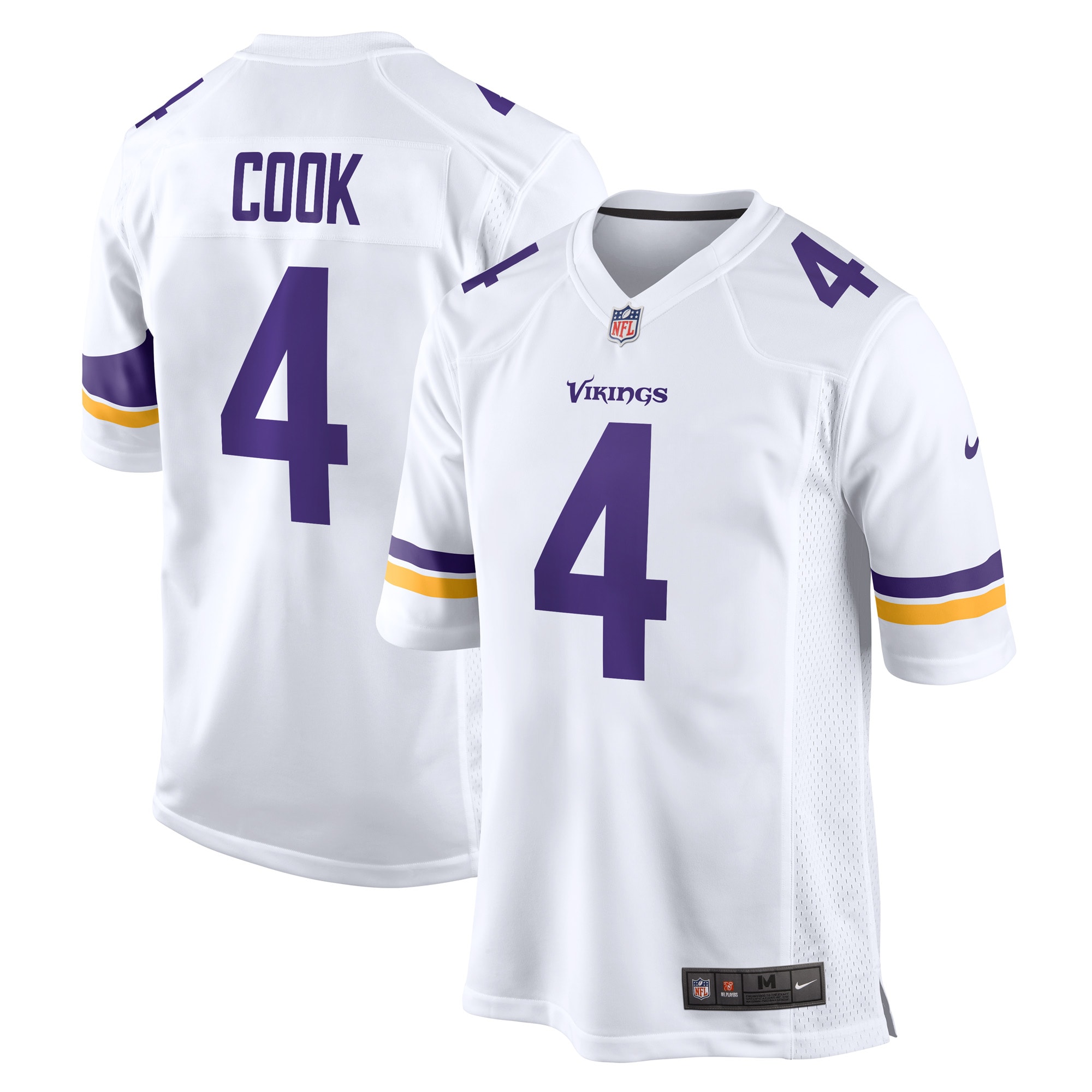 Dalvin Cook Minnesota Vikings Nike Game Jersey - White - vstockx