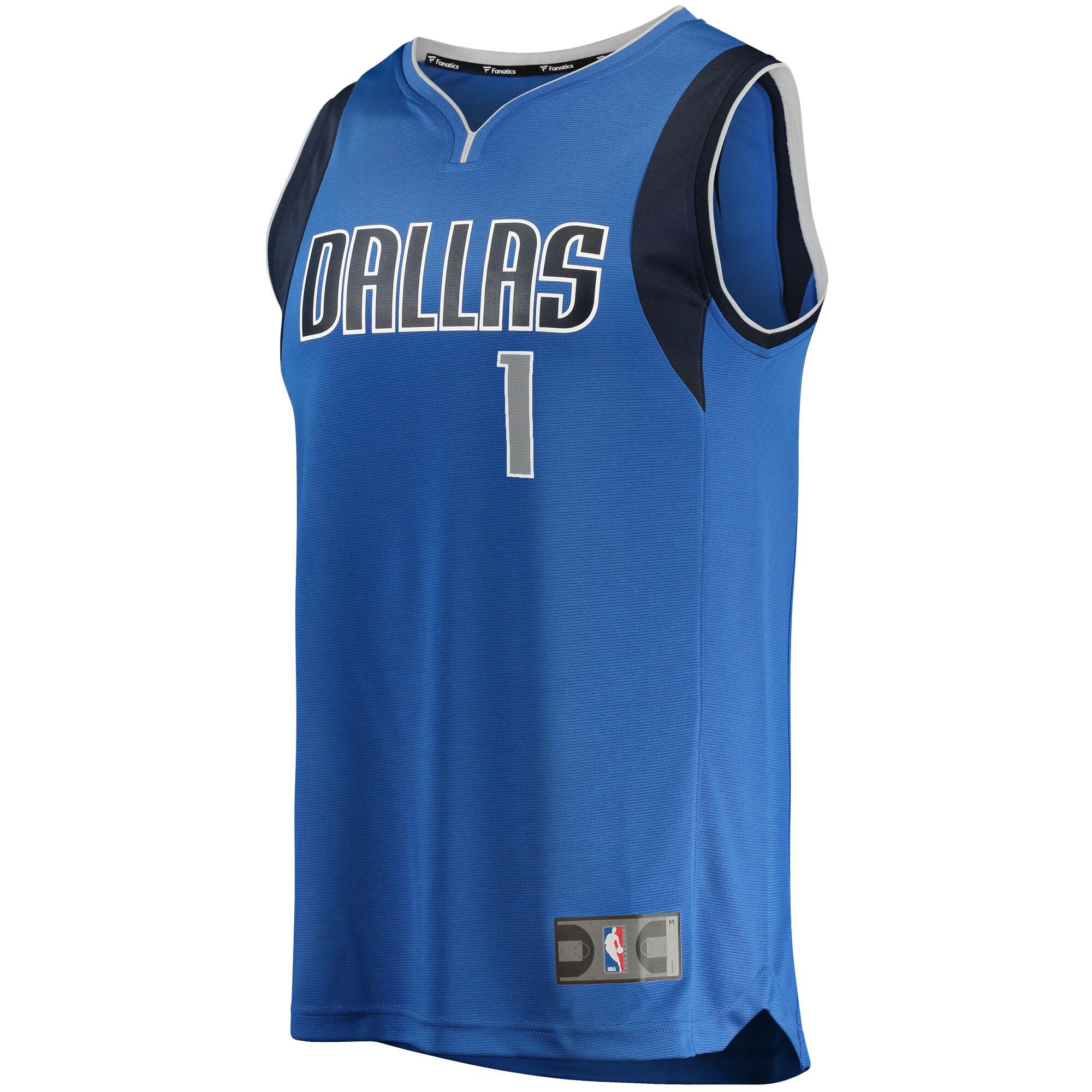 Theo Pinson Dallas Mavericks Fanatics Branded Youth 2021/22 Fast Break Replica Jersey - Icon Edition - Blue - vstockx