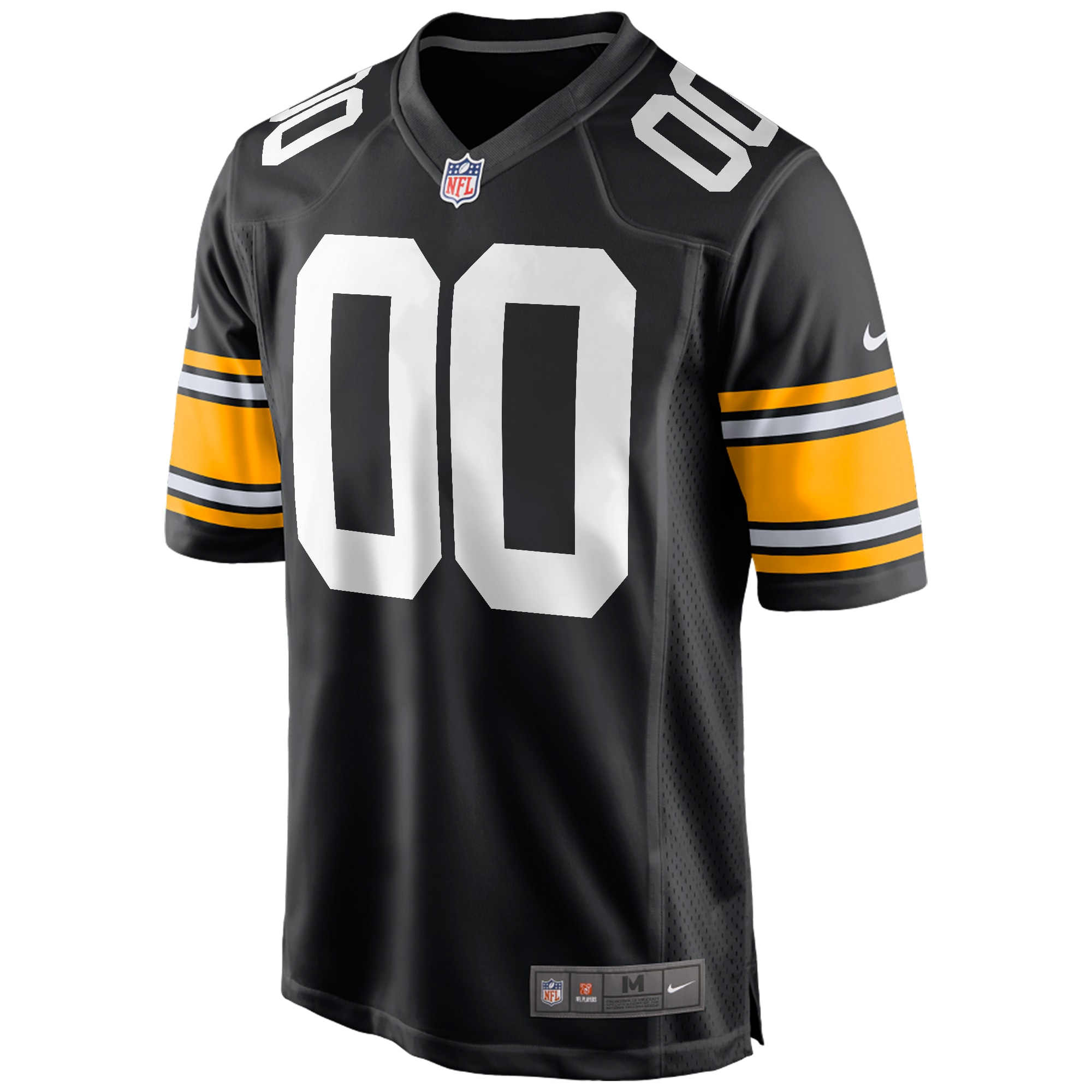 Pittsburgh Steelers Nike Alternate Custom Game Jersey - Black - vstockx