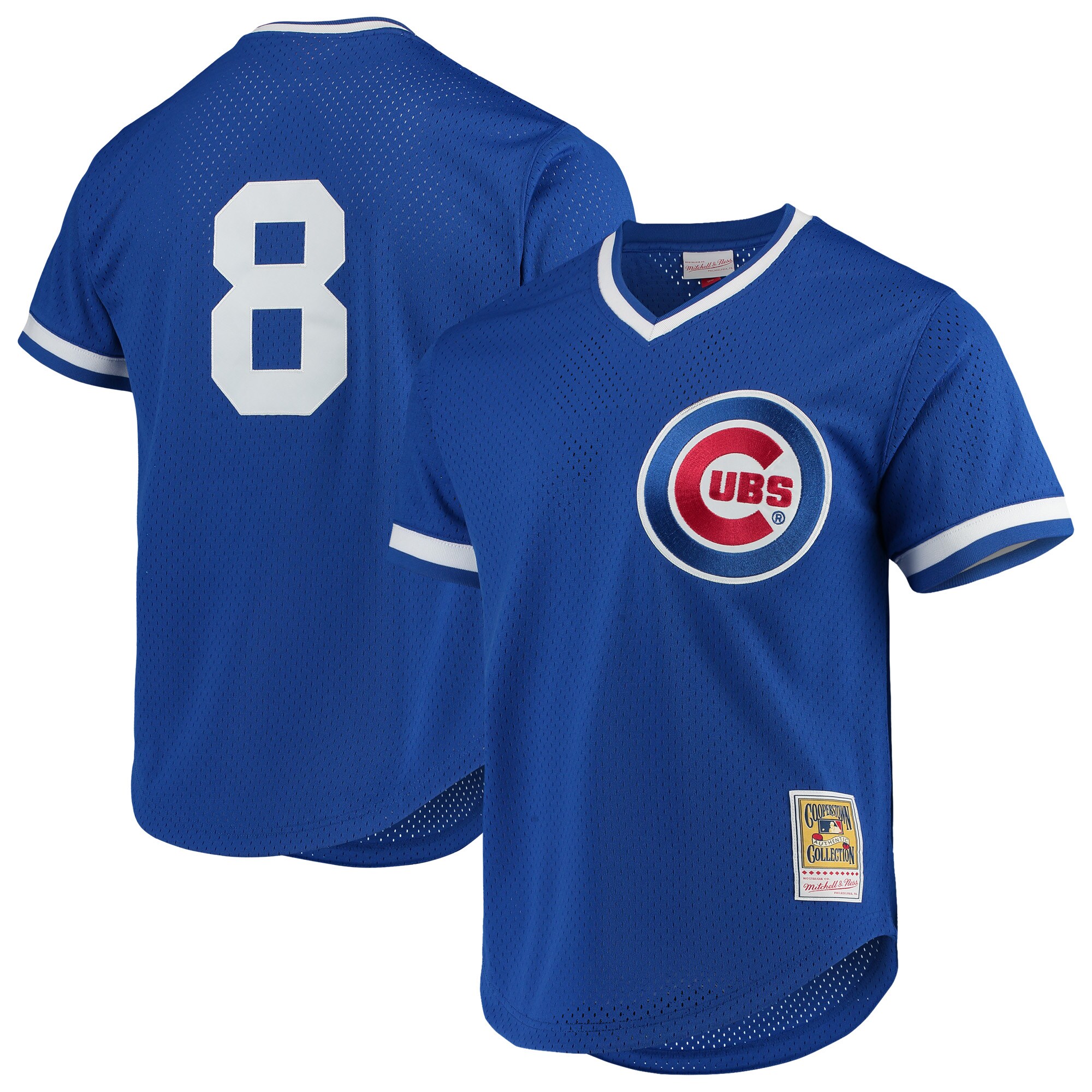 Andre Dawson Chicago Cubs Mitchell & Ness Cooperstown Collection Mesh Batting Practice Jersey - Royal - vstockx