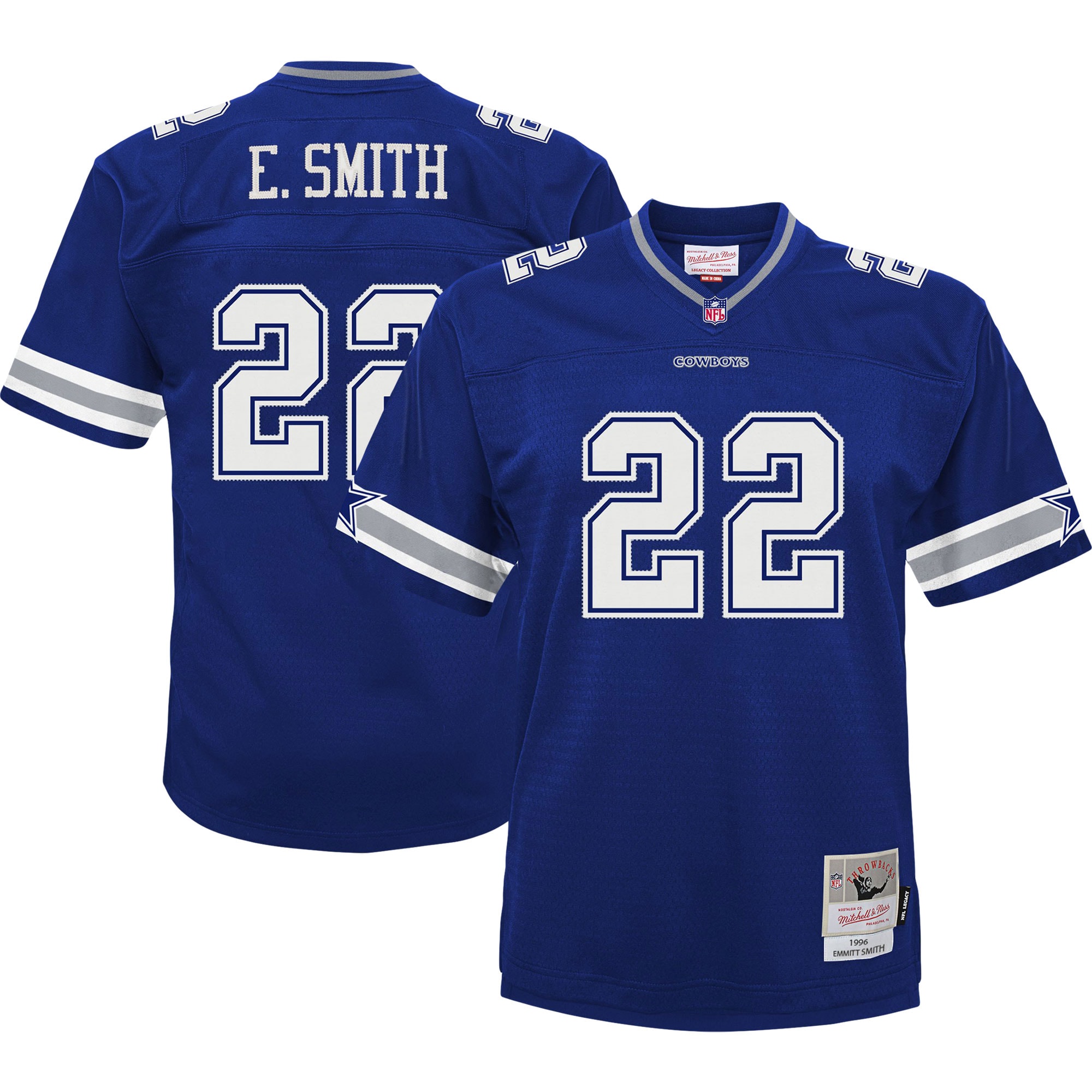 Emmitt Smith Dallas Cowboys Mitchell & Ness Infant 1996 Retired Legacy Jersey - Navy - vstockx
