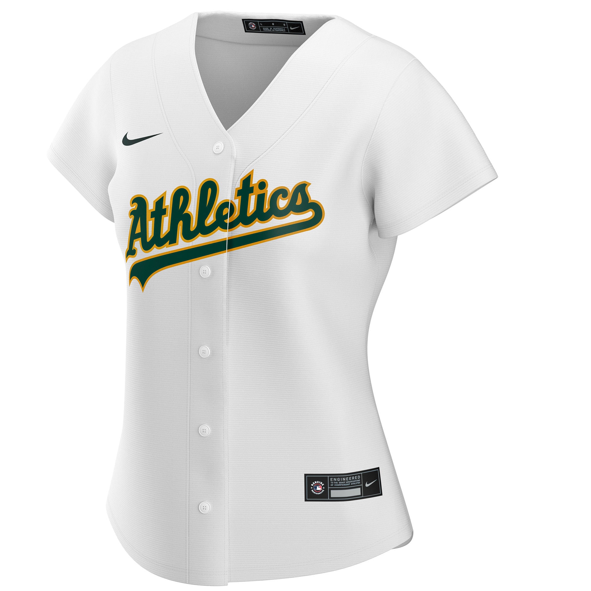 Oakland Athletics Nike Women's Home Replica Custom Jersey - White - vstockx