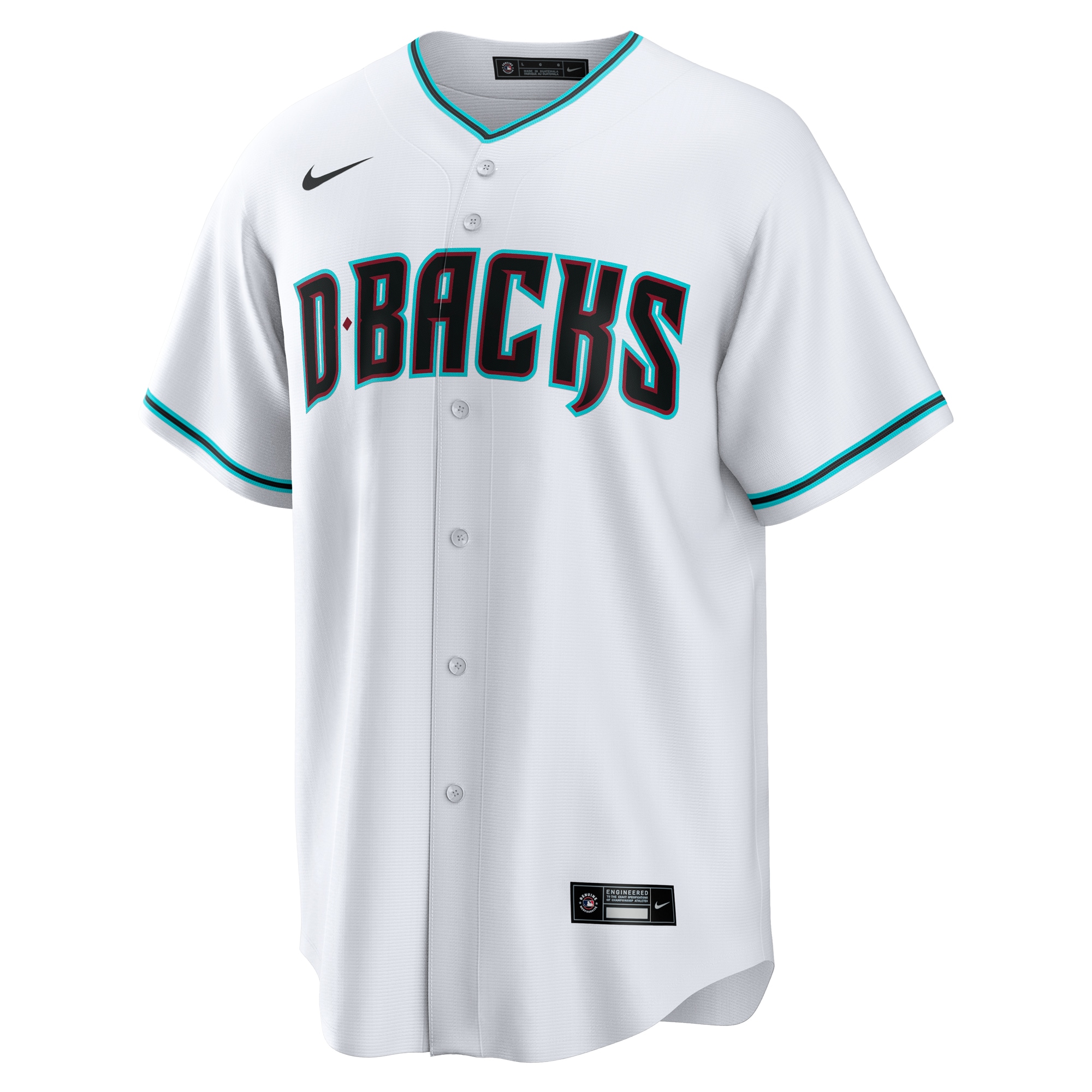 Arizona Diamondbacks Nike Alternate Replica Custom Jersey - White - vstockx