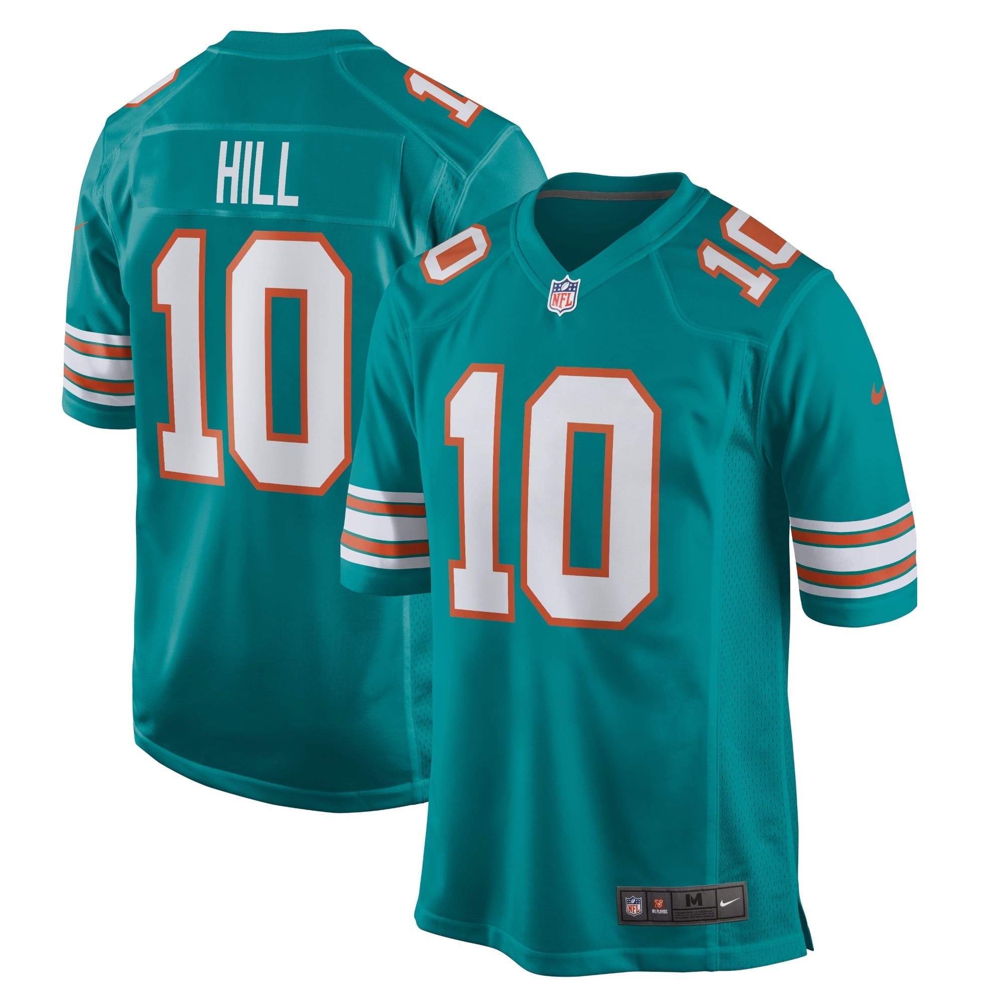 Men's Nike Tyreek Hill Aqua Miami Dolphins Alternate Game Jersey - vstockx