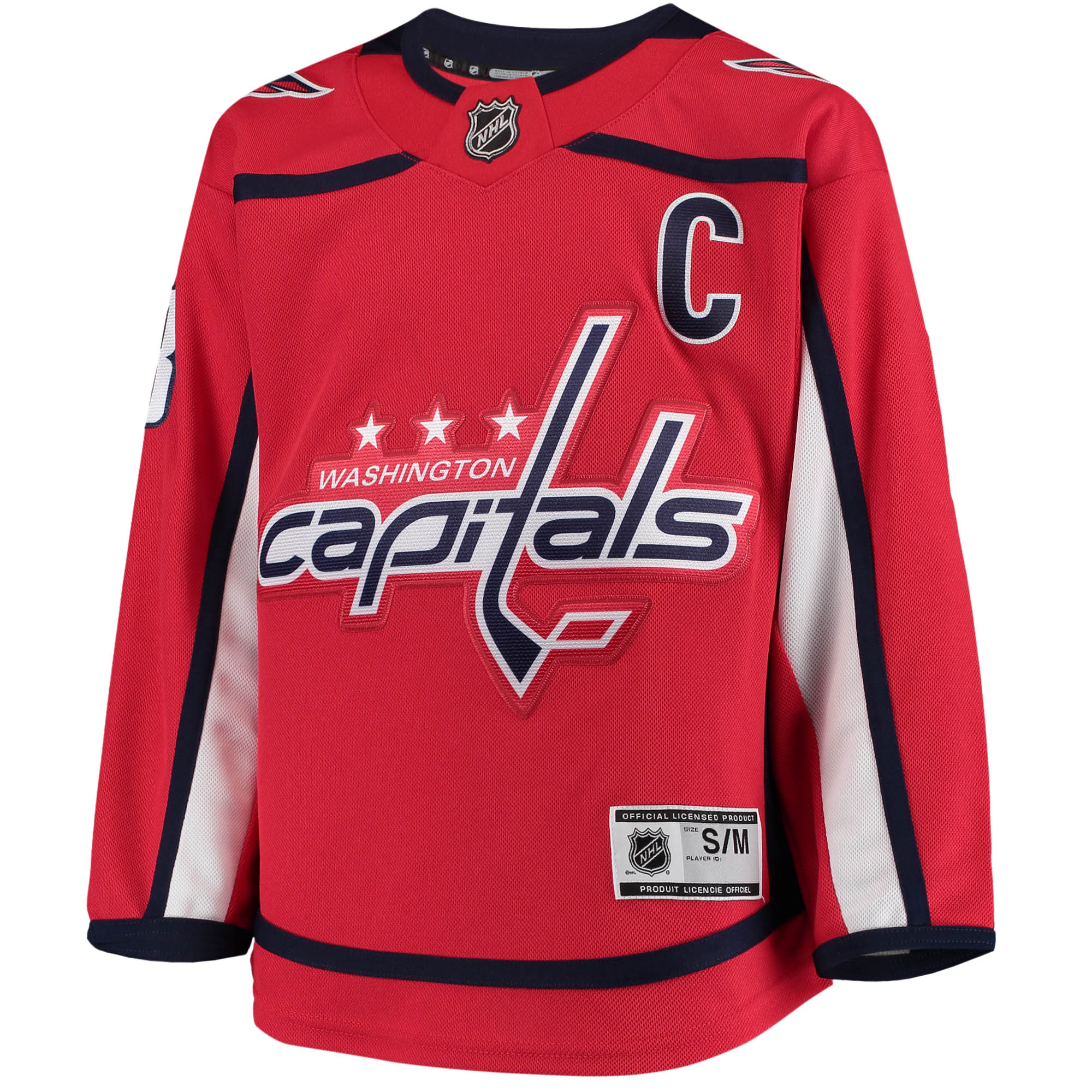 Alexander Ovechkin Washington Capitals Youth Home Premier Player Jersey - Red - vstockx