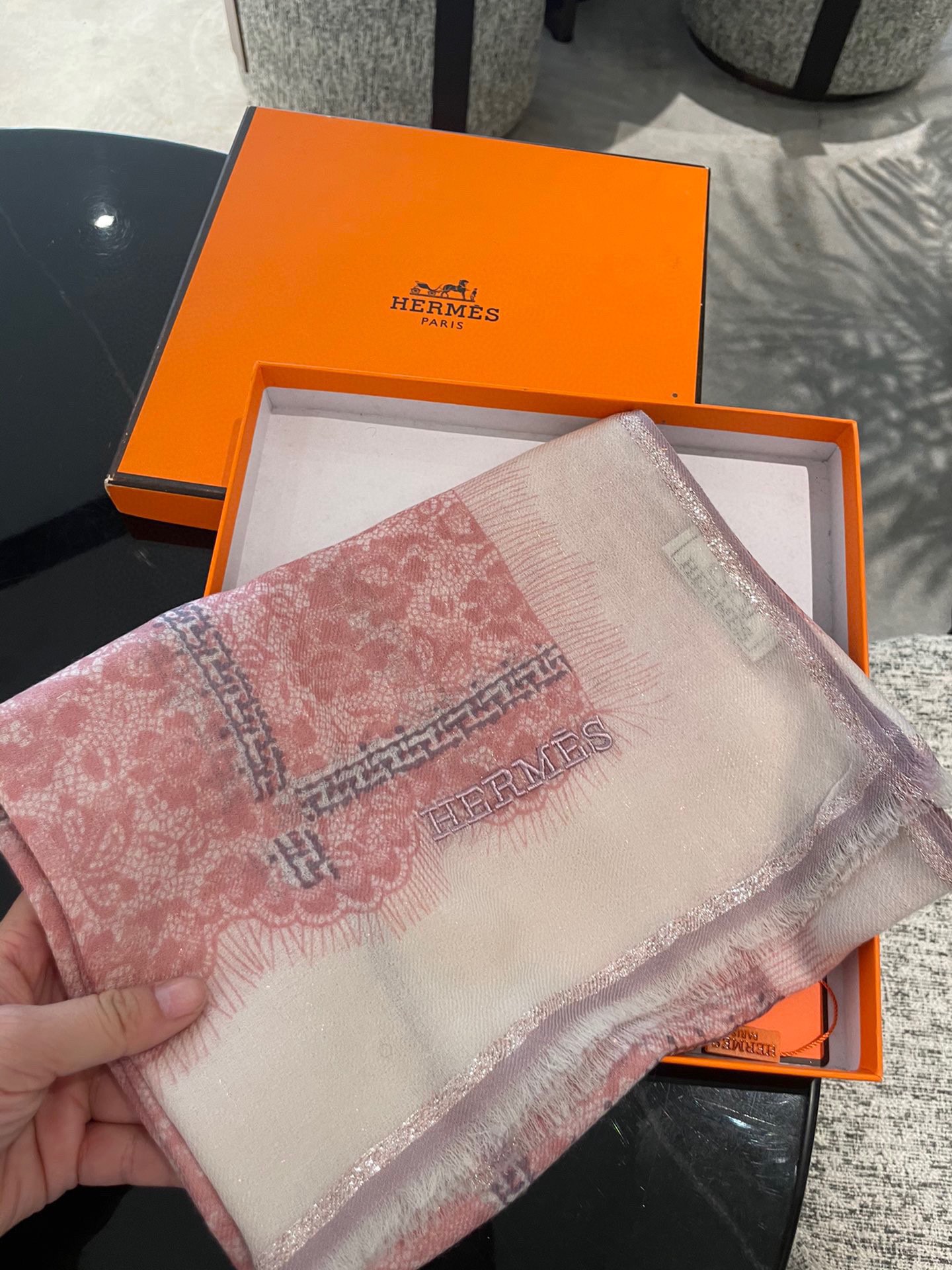 Streetwear Scarf Hermes 328936 SIZE:90*200cm - vstockx