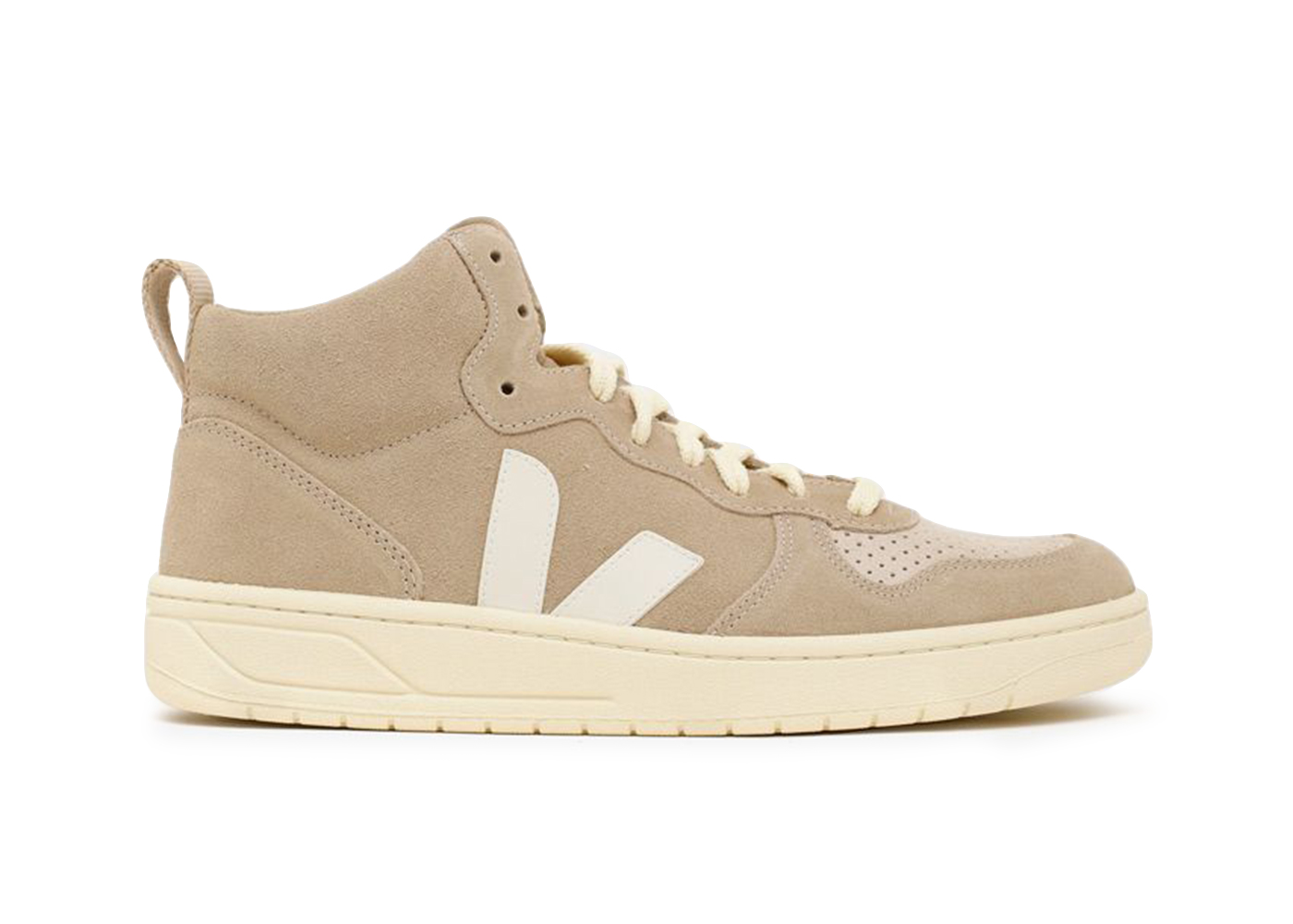 Veja V-15 Suede Dune Pierre - vstockx