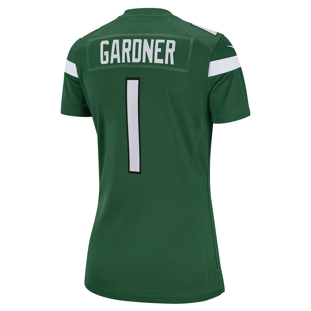 Women's New York Jets Sauce Gardner Game Jersey - Green - vstockx