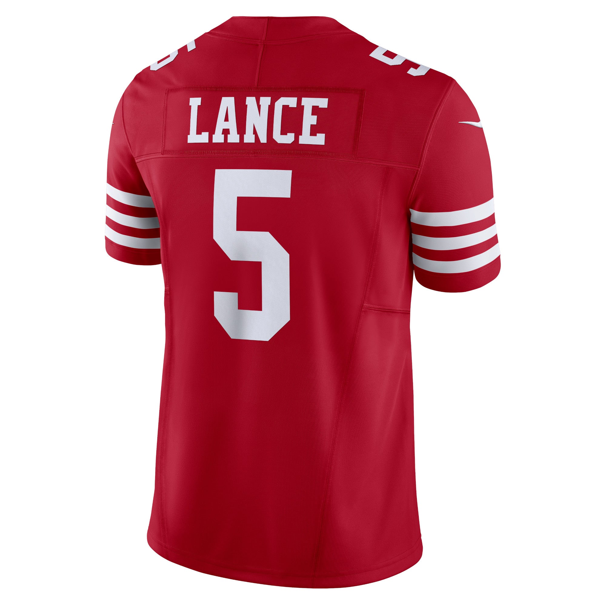 Men's Nike Trey Lance Scarlet San Francisco 49ers Vapor F.U.S.E. Limited Jersey - vstockx