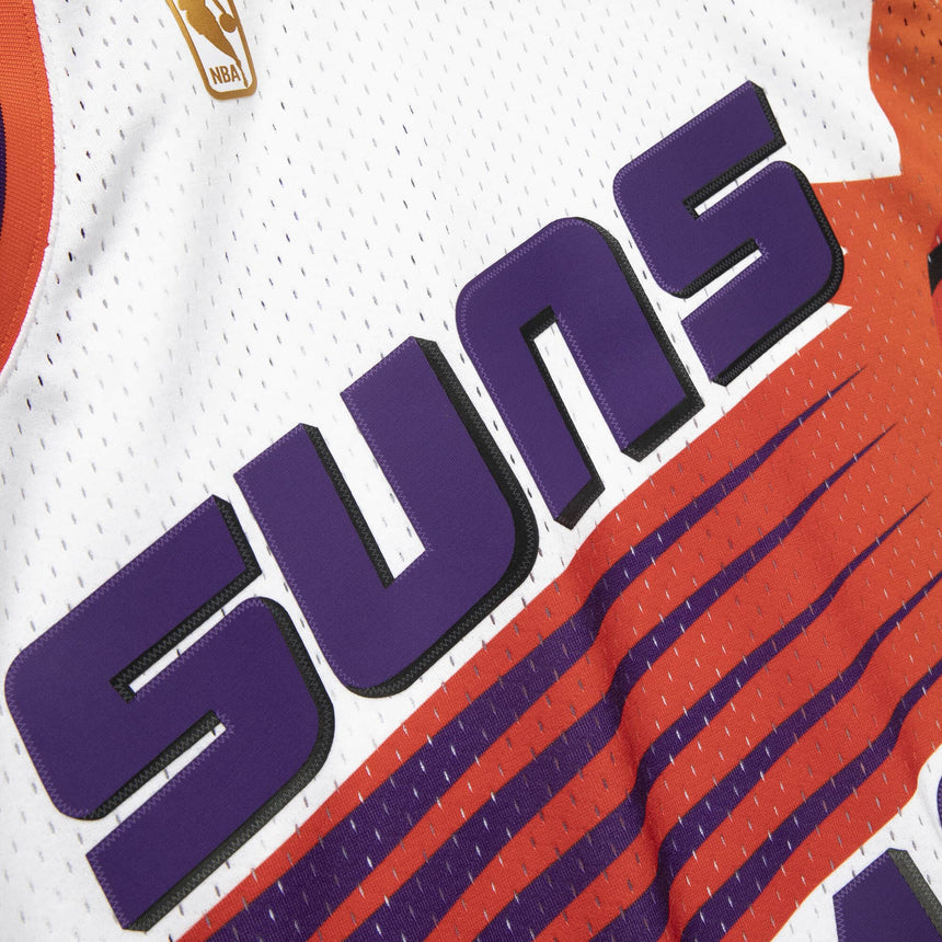 Men's Phoenix Suns Steve Nash Mitchell & Ness White 1996-97 Hardwood Classics Swingman Jersey - vstockx