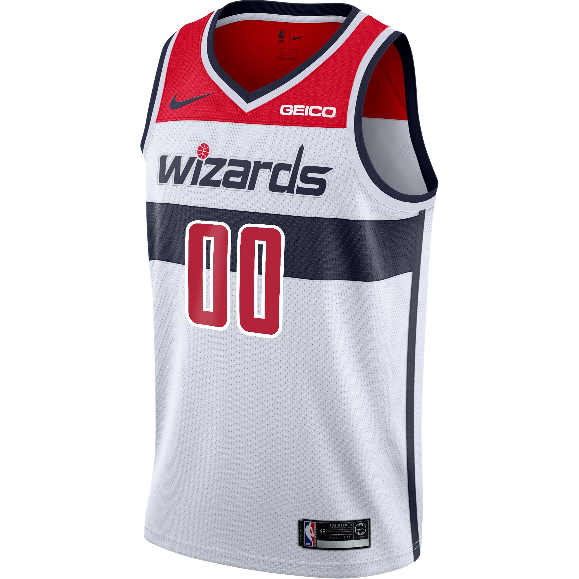 Washington Wizards Nike Custom Swingman Jersey White - Association Edition - vstockx