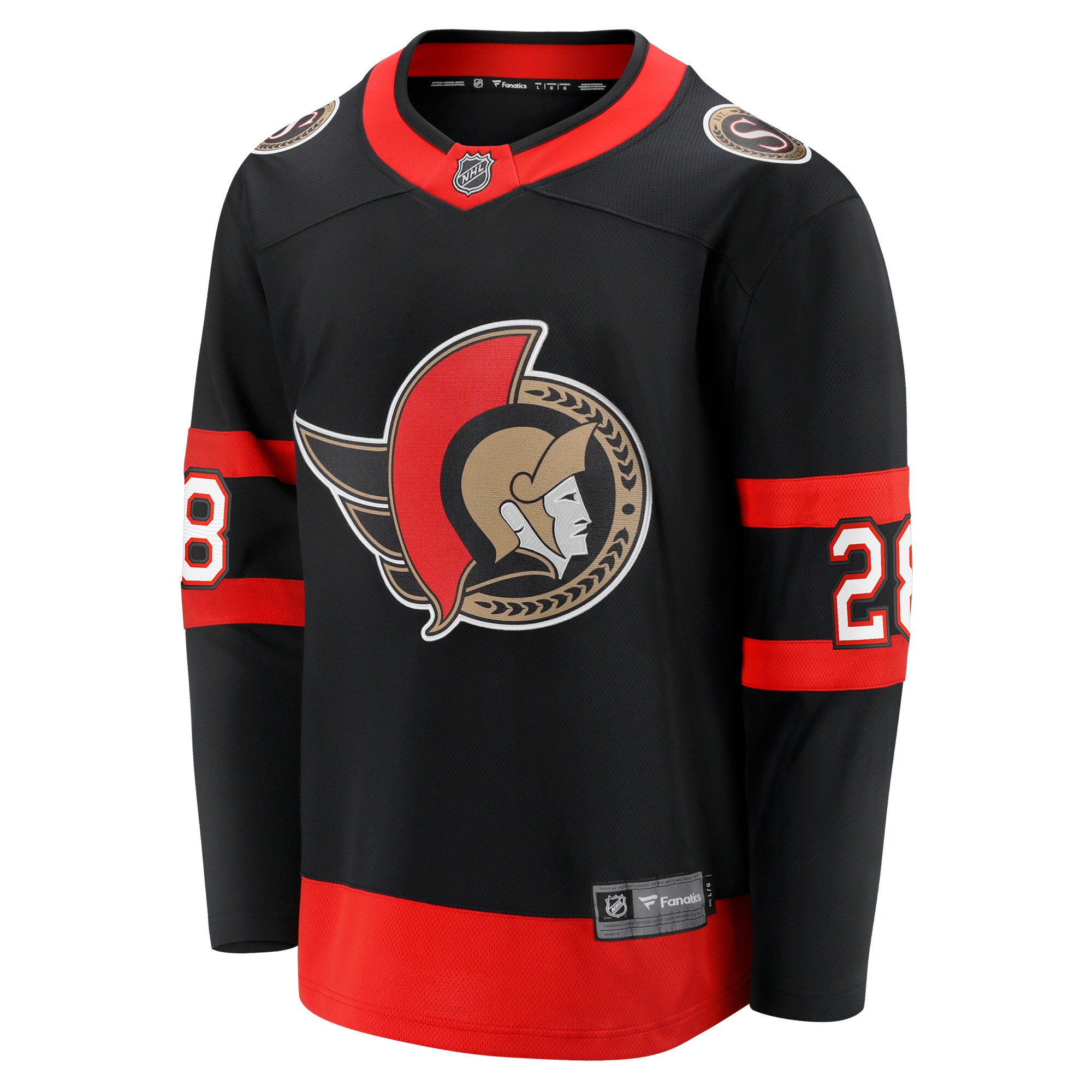 Claude Giroux Ottawa Senators Fanatics Branded Home Breakaway Player Jersey - Black - vstockx