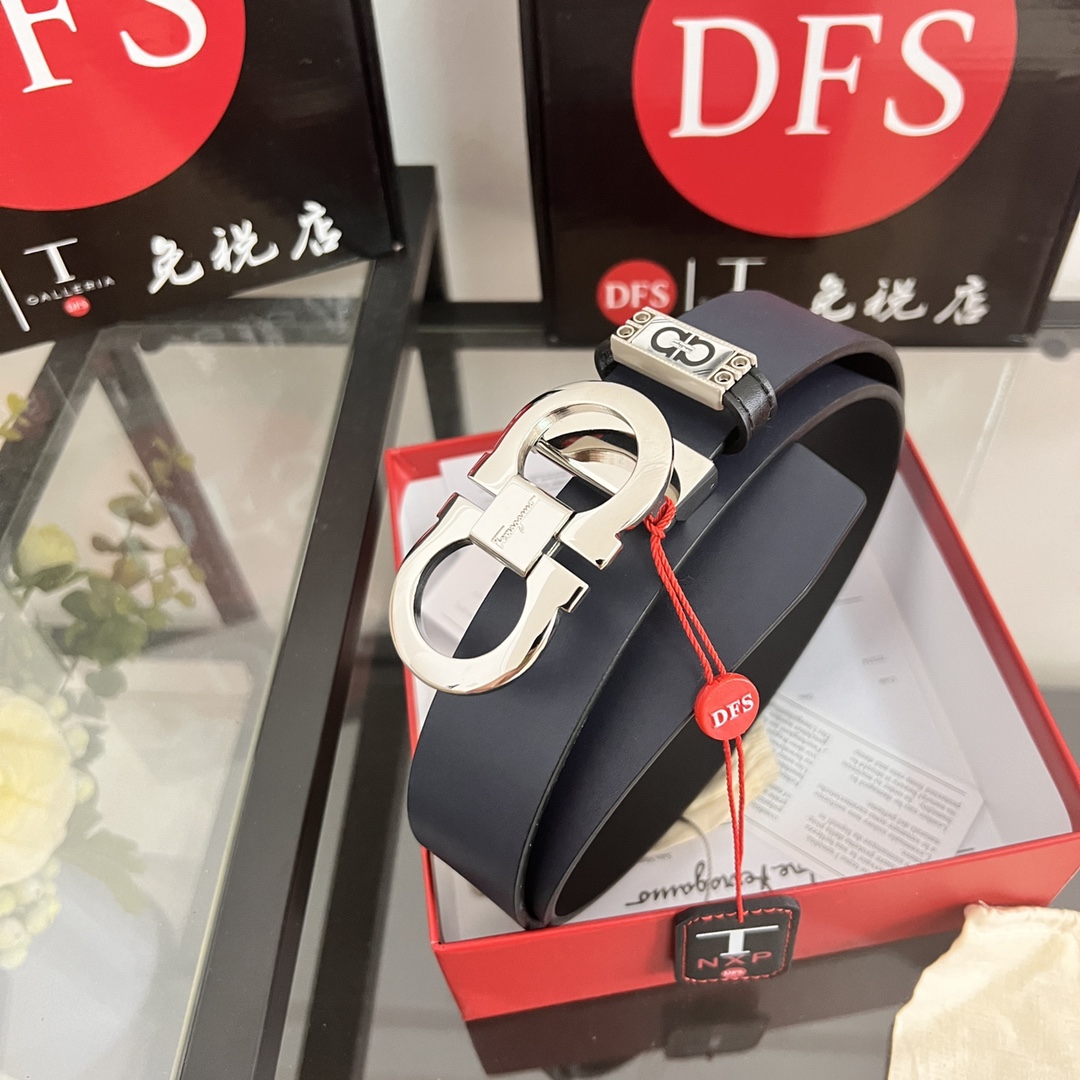 Streetwear Belt Ferragamo 320270 size:3.5cm - vstockx