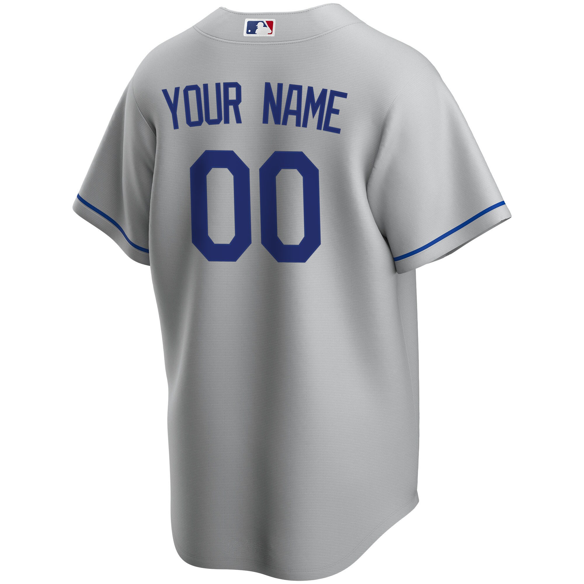 Los Angeles Dodgers Nike Road Replica Custom Jersey - Gray - vstockx