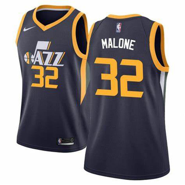 Women's Utah Jazz Karl Malone Statement Edition Jersey - Navy - vstockx