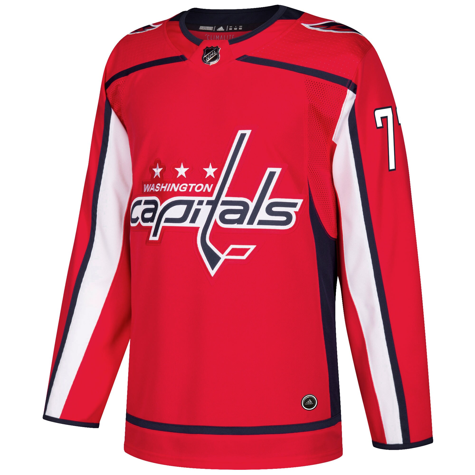TJ Oshie Washington Capitals adidas Authentic Player Jersey - Red - vstockx