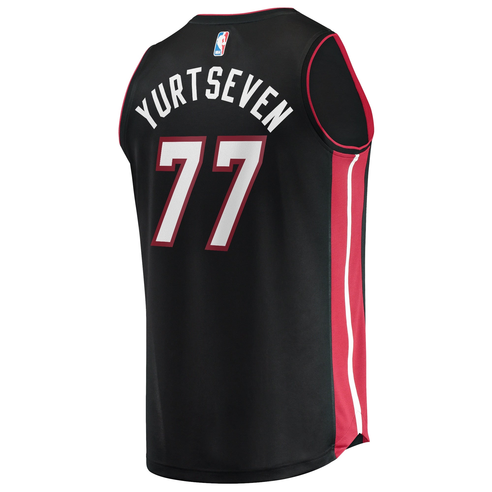 Men's Fanatics Branded Omer Yurtseven Black Miami Heat 2021/22 Fast Break Replica Jersey - Icon Edition - vstockx