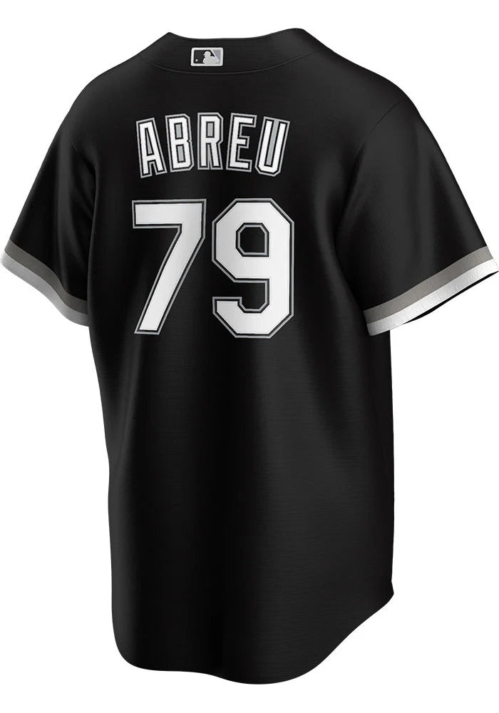 Men's Chicago White Sox Jose Abreu Black Alternate Replica Player Name Jersey - vstockx