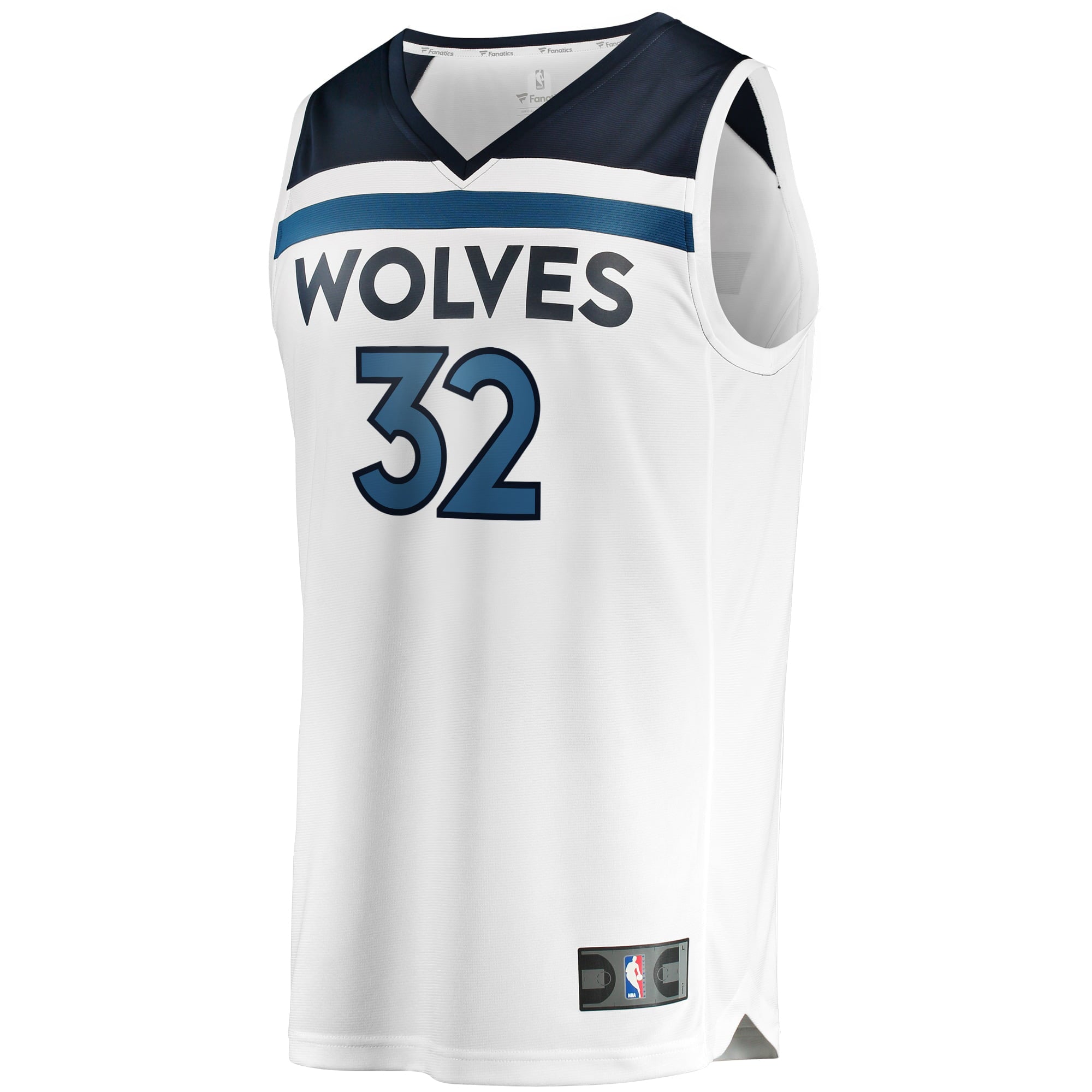 Men's Fanatics Branded Karl-Anthony Towns White Minnesota Timberwolves Fast Break Replica Jersey - Association Edition - vstockx