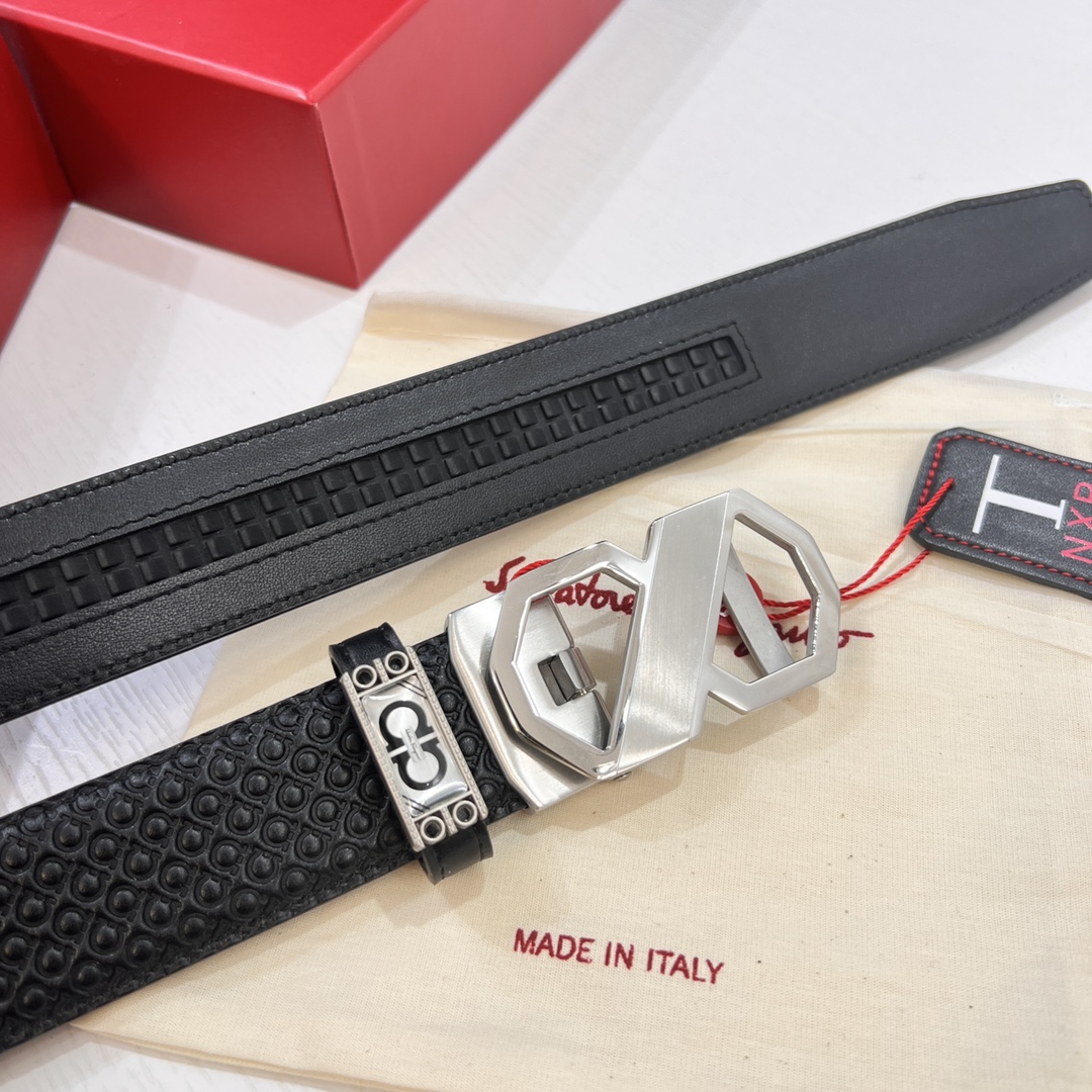 Streetwear Belt Ferragamo 319600 size:3.5cm - vstockx