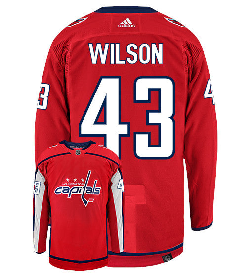 Tom Wilson Washington Capitals Adidas Primegreen Authentic NHL Hockey Jersey - vstockx