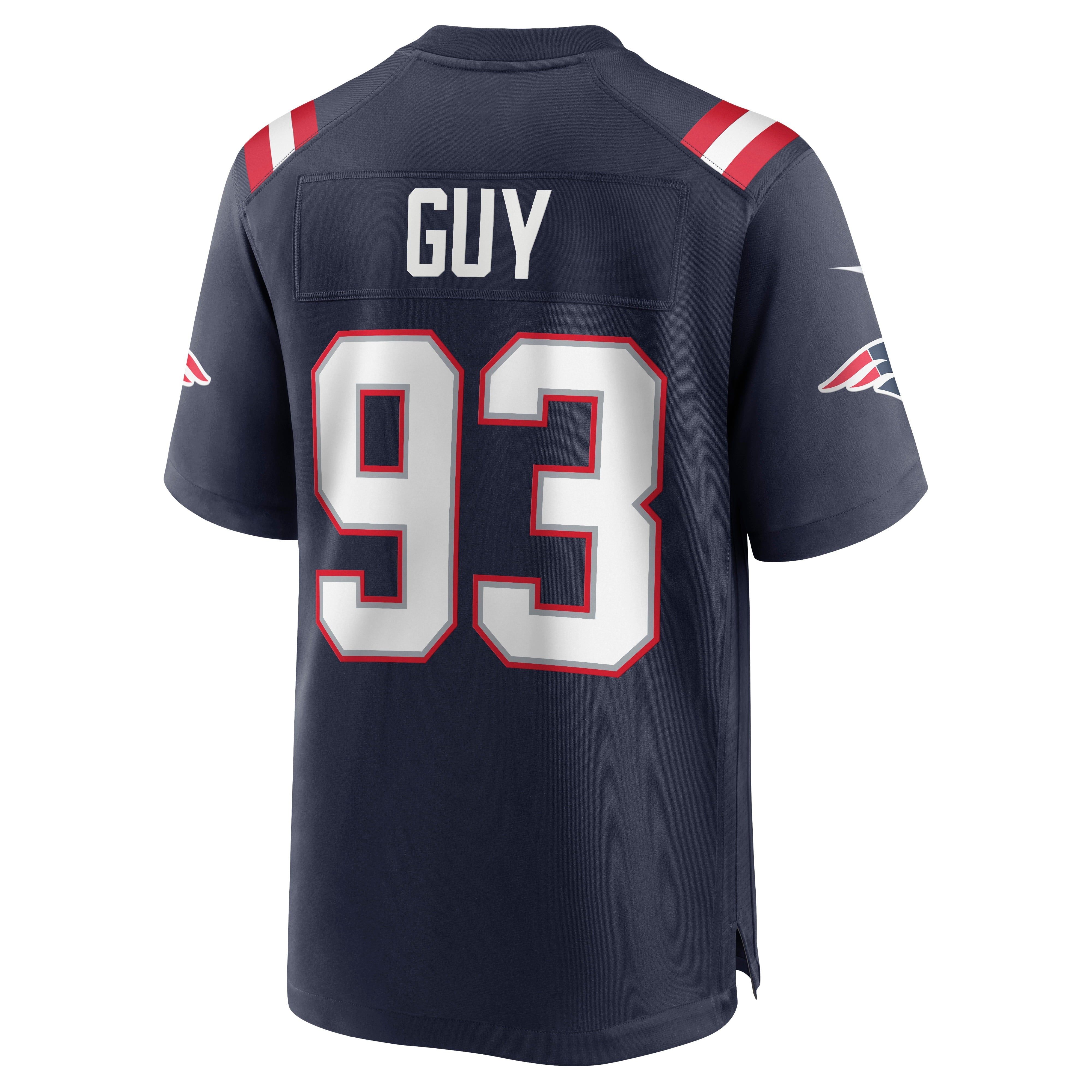Men's Nike Lawrence Guy Navy New England Patriots Game Jersey - vstockx