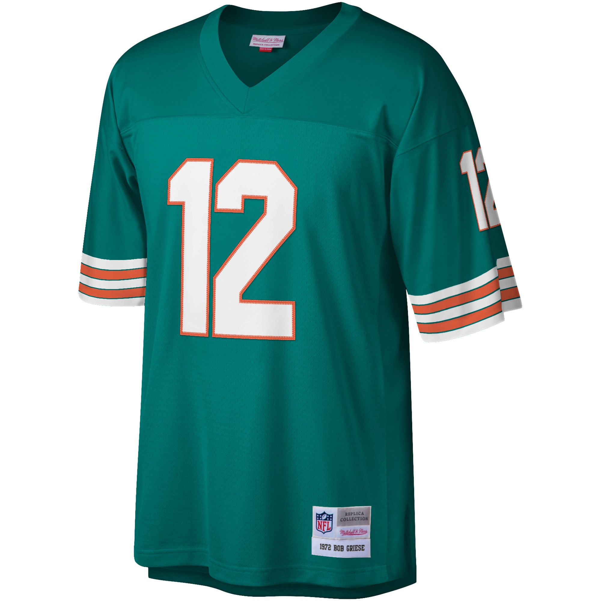 Bob Griese Miami Dolphins Mitchell & Ness Legacy Replica Jersey - Aqua - vstockx