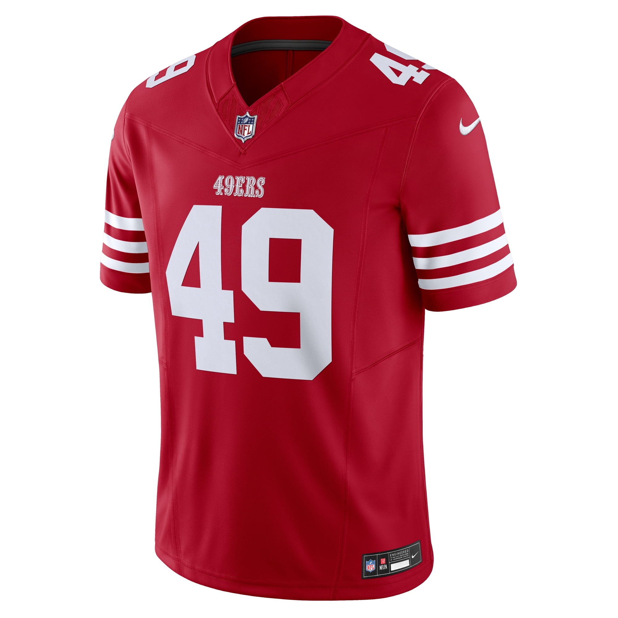 Men's Nike The Faithful Scarlet San Francisco 49ers Vapor F.U.S.E. Limited Jersey - vstockx