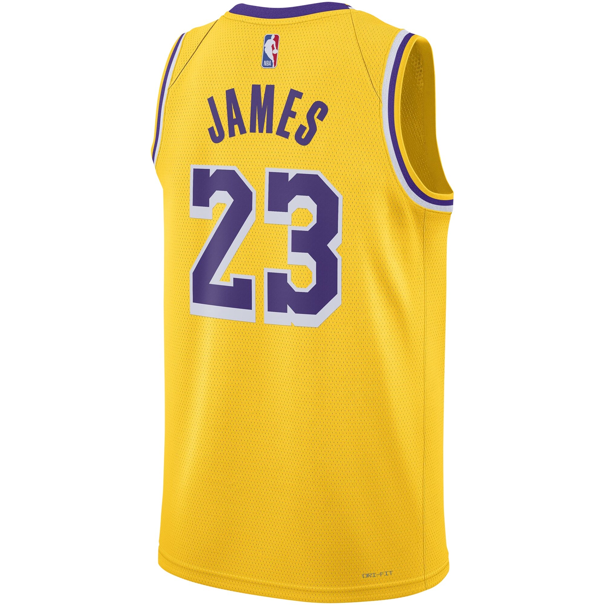 LeBron James Los Angeles Lakers Nike Unisex Swingman Jersey - Association Edition - Gold - vstockx