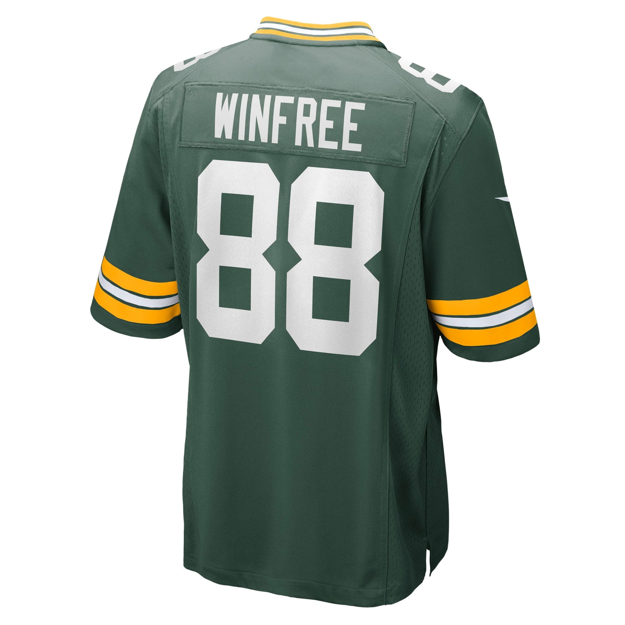Men's Nike Juwann Winfree Green Green Bay Packers Game Jersey - vstockx