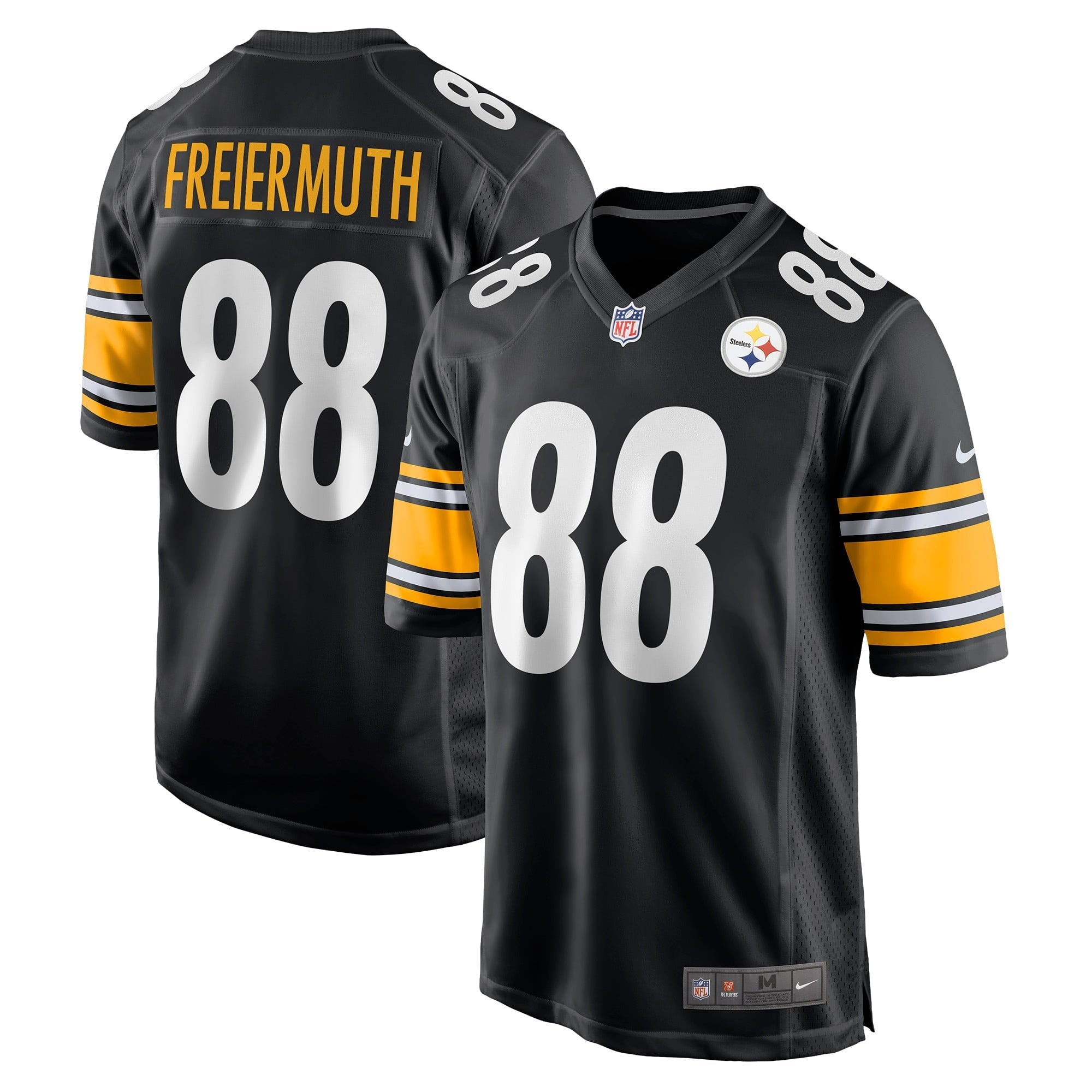 Men's Nike Pat Freiermuth Black Pittsburgh Steelers Game Jersey - vstockx