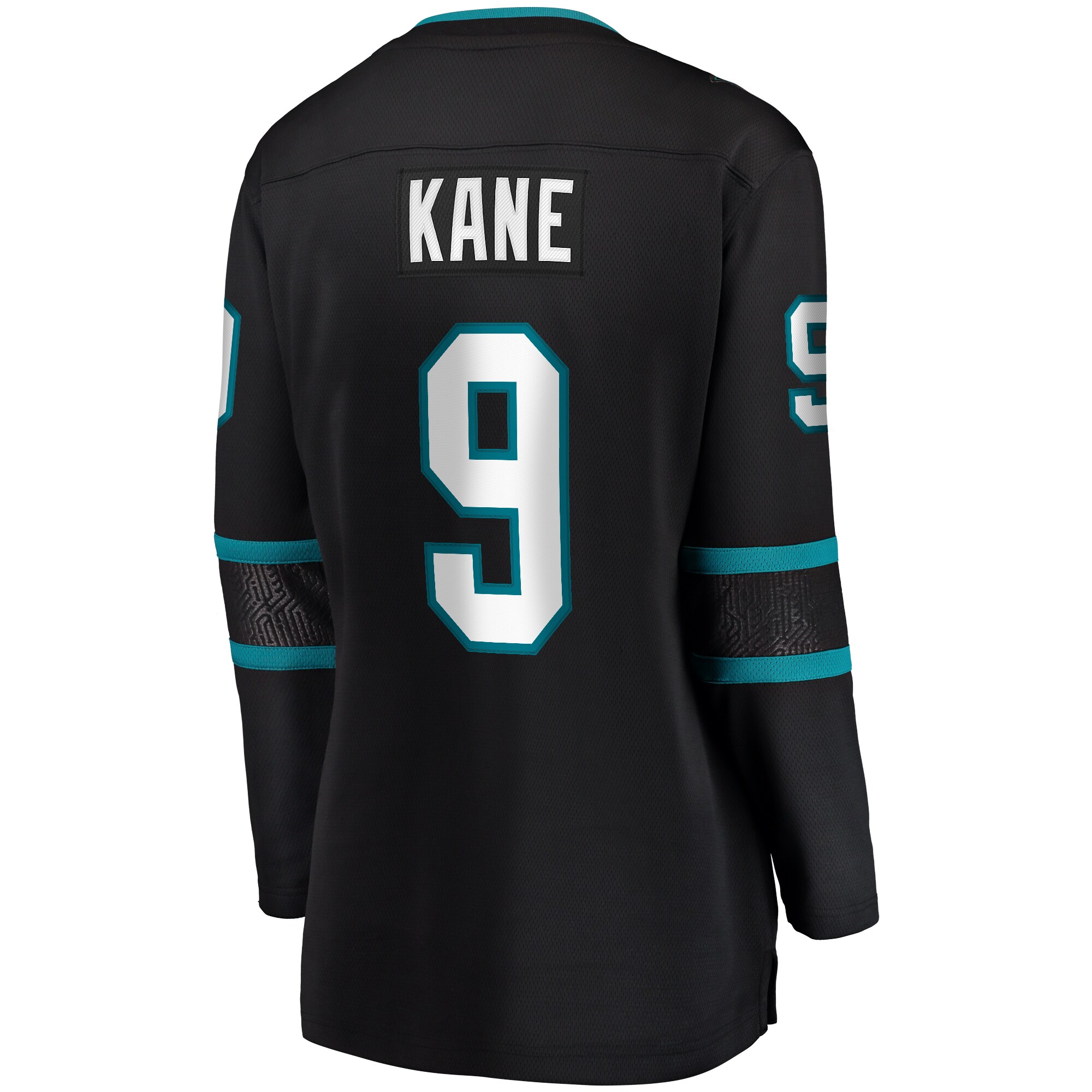 Evander Kane San Jose Sharks Fanatics Branded Women's Alternate Premier Breakaway Jersey - Black - vstockx