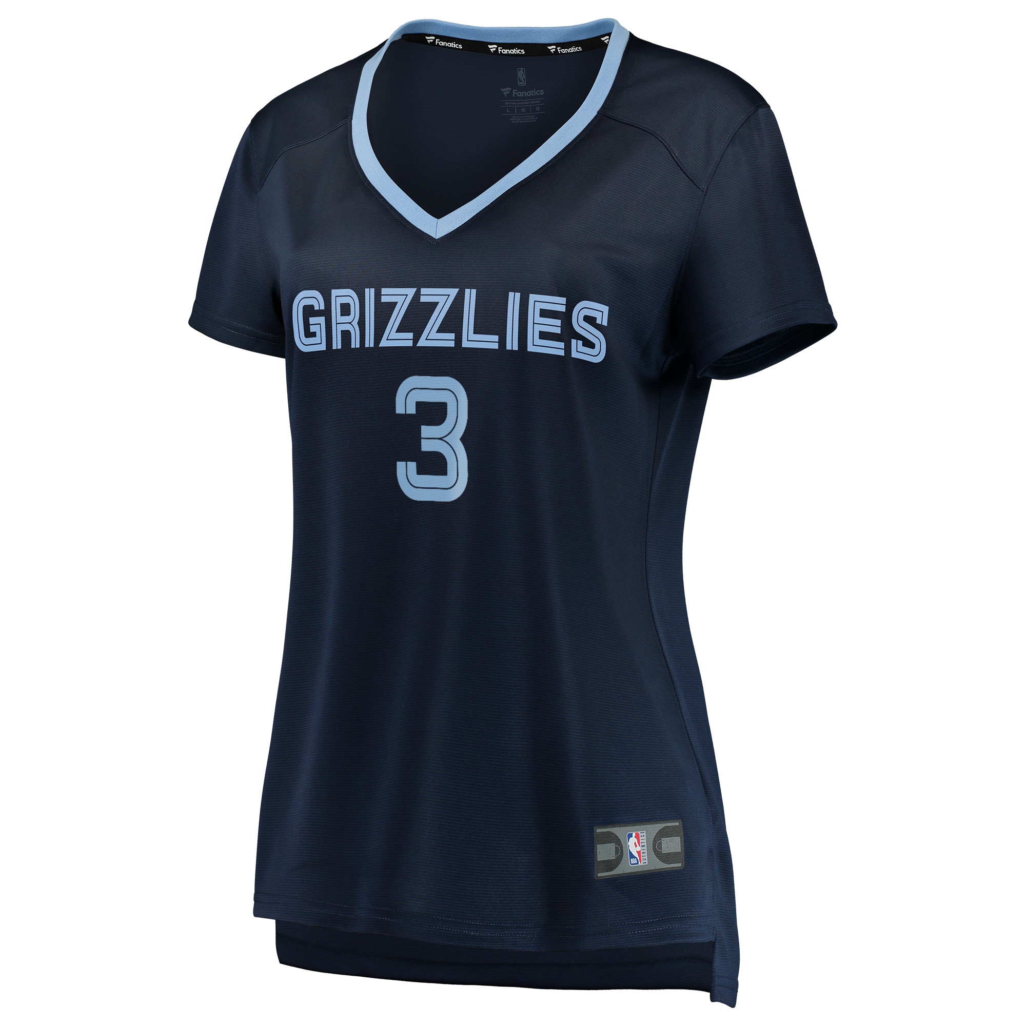 Grayson Allen Memphis Grizzlies Fanatics Branded Women's Fast Break Replica Jersey Navy - Icon Edition - vstockx