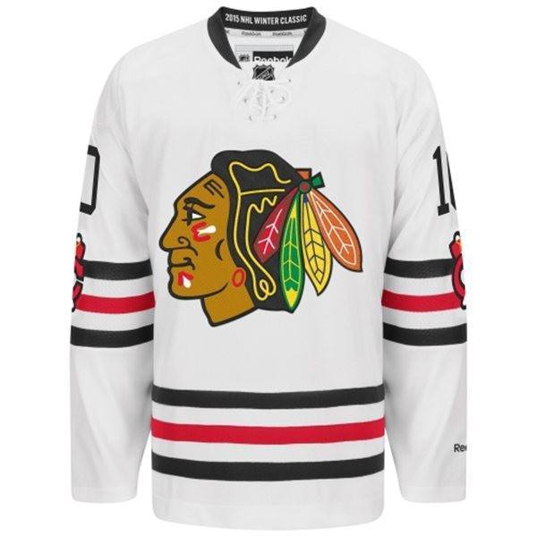 Youth Chicago Blackhawks Patrick Sharp Reebok 2015 Winter Classic Premier Jersey - vstockx