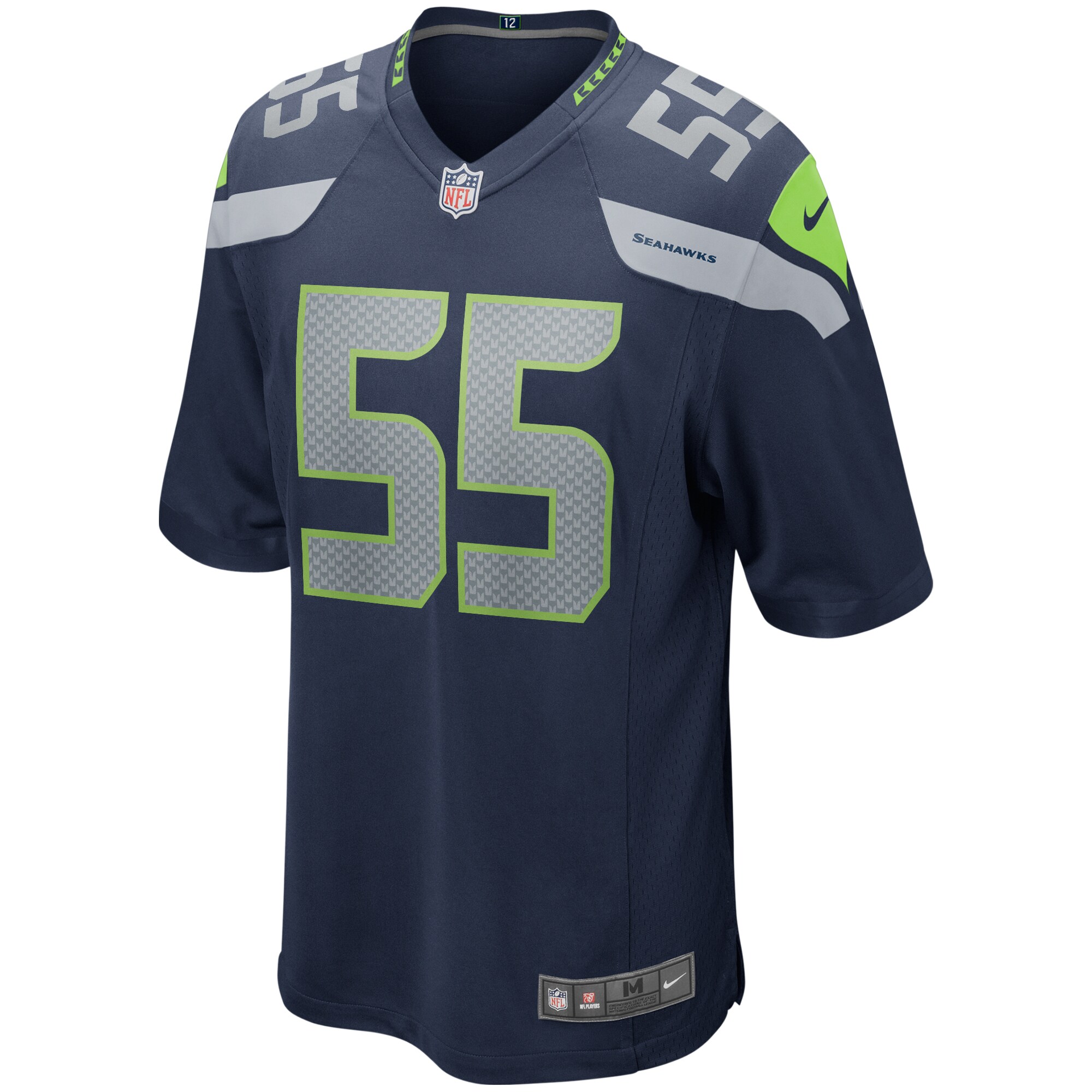 Brian Bosworth Seattle Seahawks Nike Game Retired Player Jersey - College Navy - vstockx