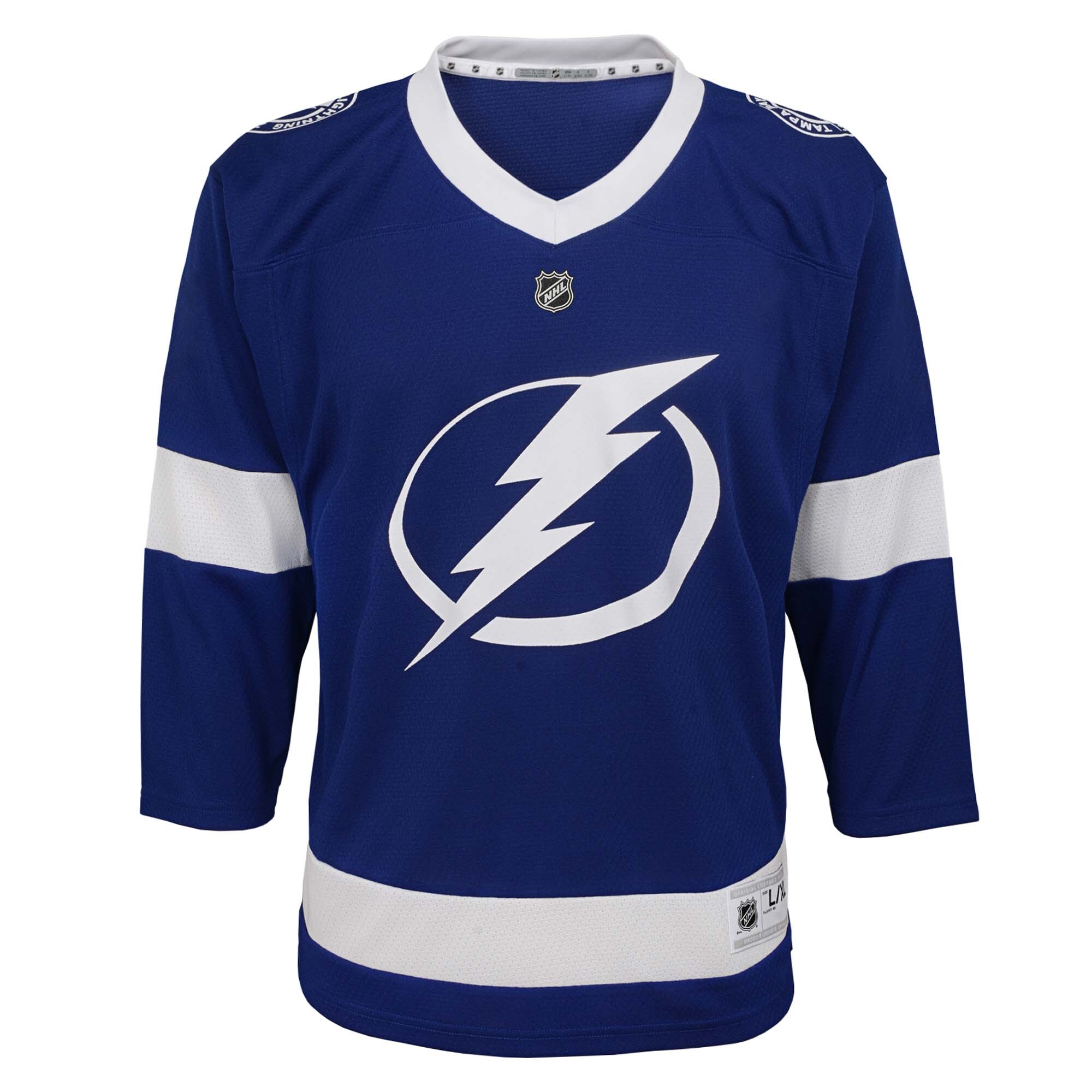 Tampa Bay Lightning Infant Home Replica Blank Jersey - Blue - vstockx