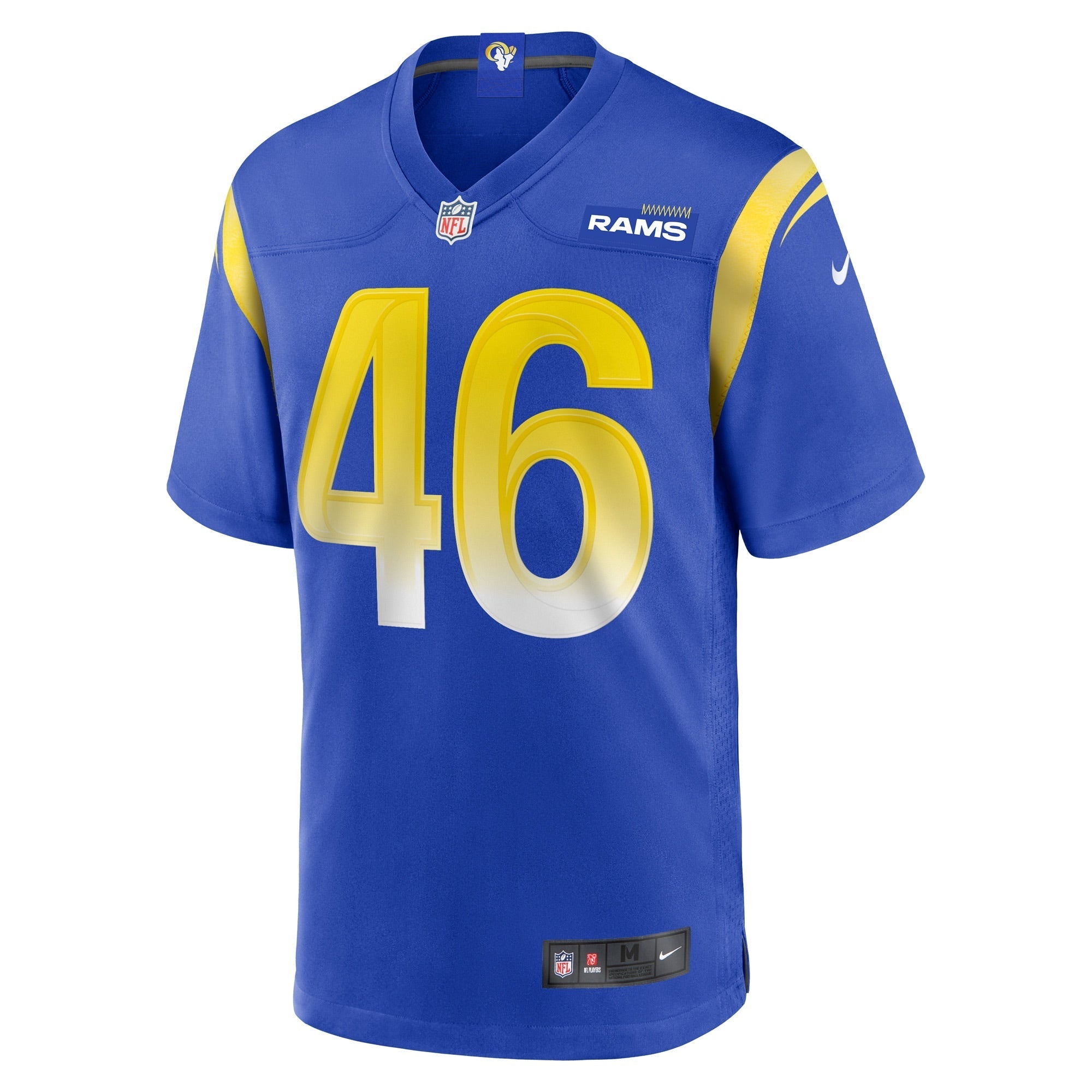 Men's Nike Jared Pinkney Royal Los Angeles Rams Game Player Jersey - vstockx