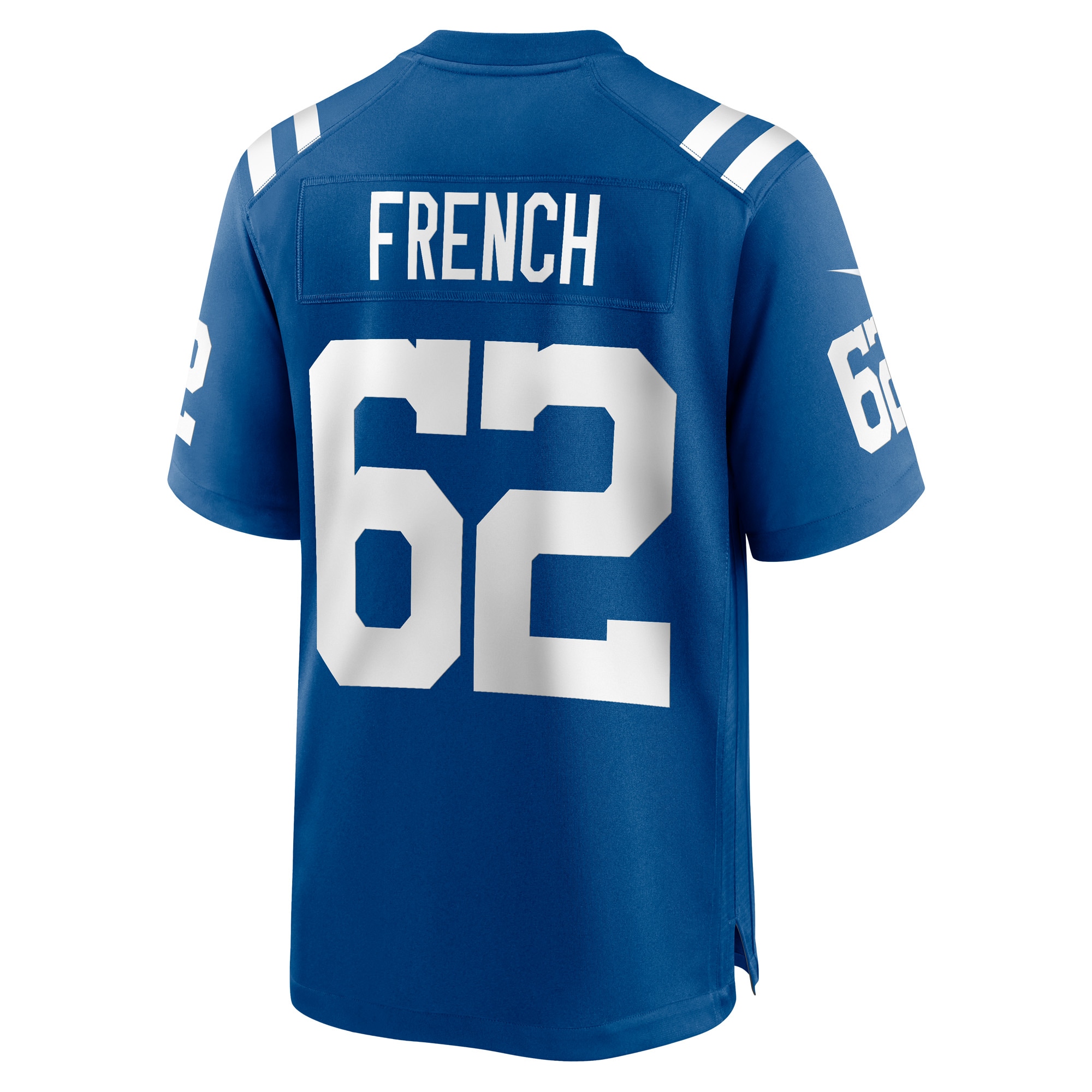 Wesley French Indianapolis Colts Nike Game Player Jersey - Royal - vstockx