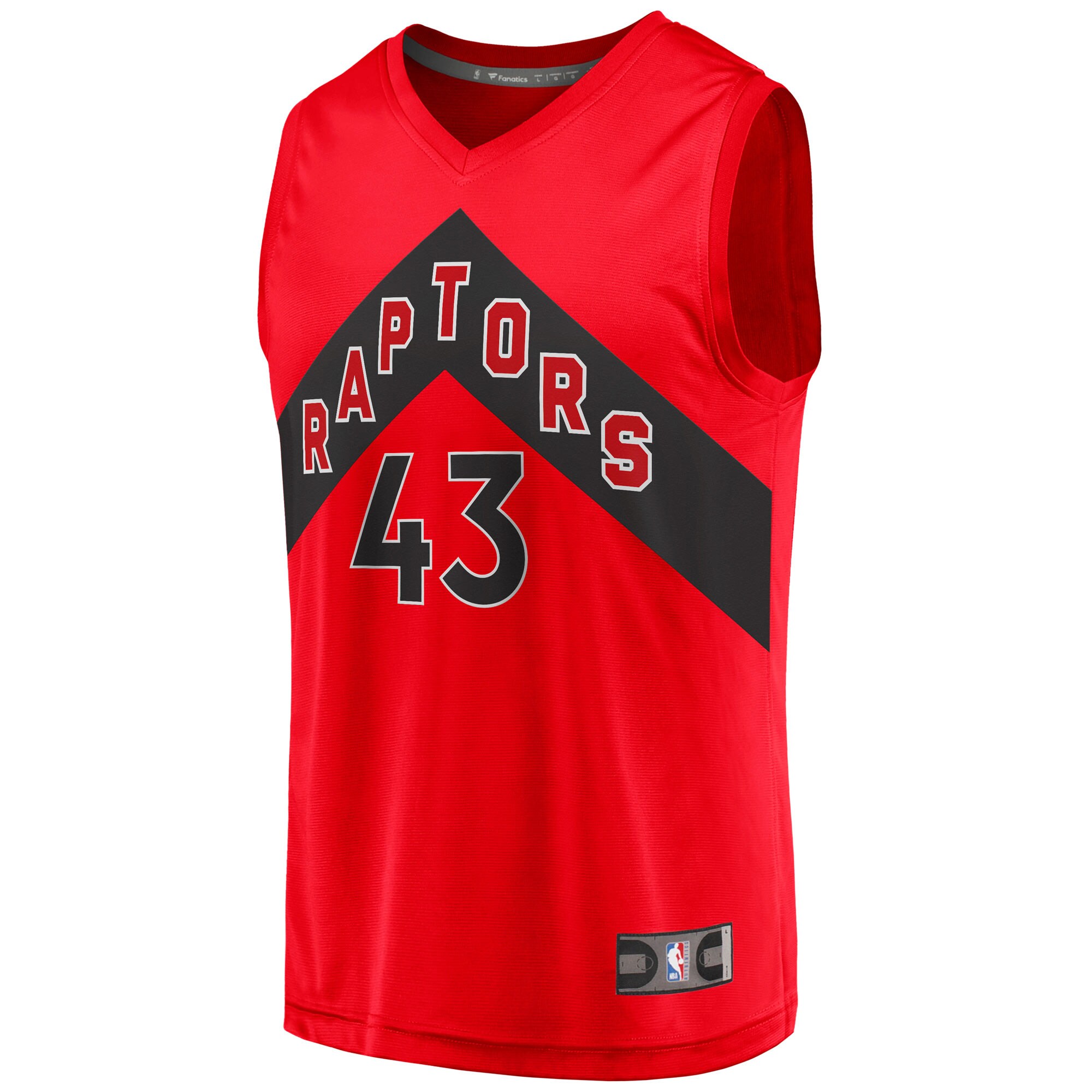 Pascal Siakam Toronto Raptors Fanatics Branded Youth 2020/21 Fast Break Player Jersey - Red - Icon Edition - vstockx